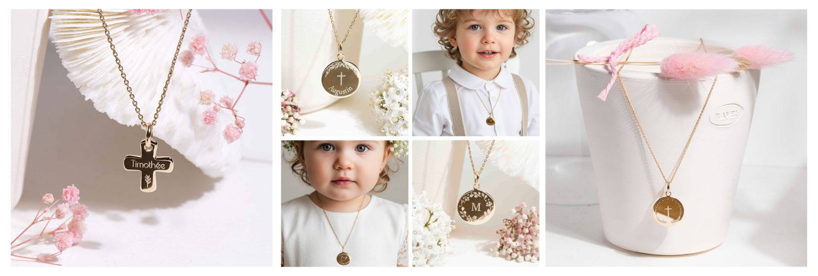 Photographie d'ambiance végétale avec gravures de la collection artisanale