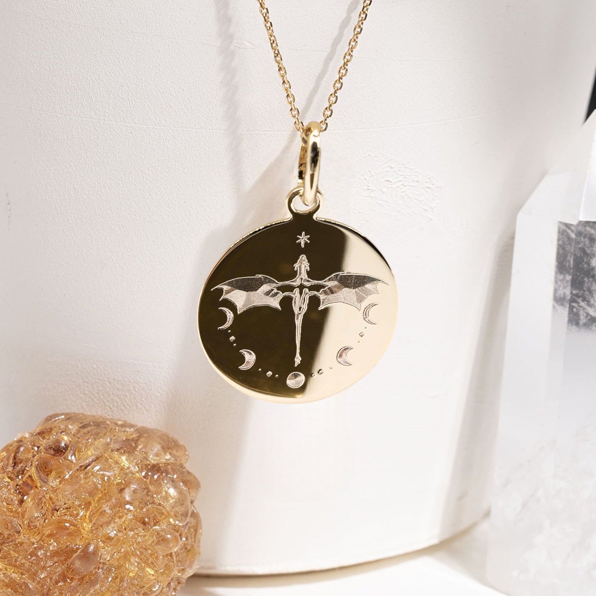 Fourth wing necklace