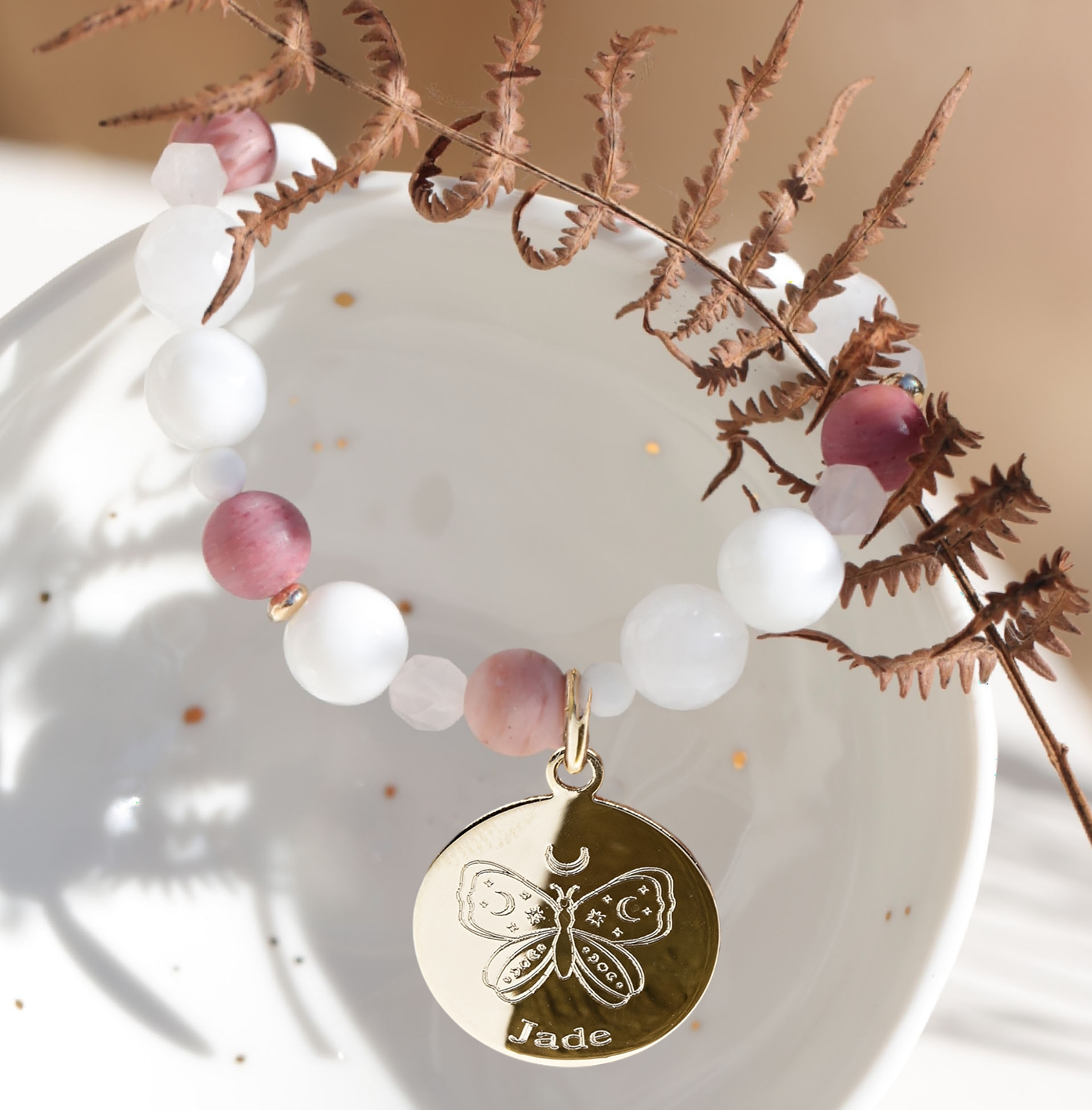 Bracelet papillon céleste