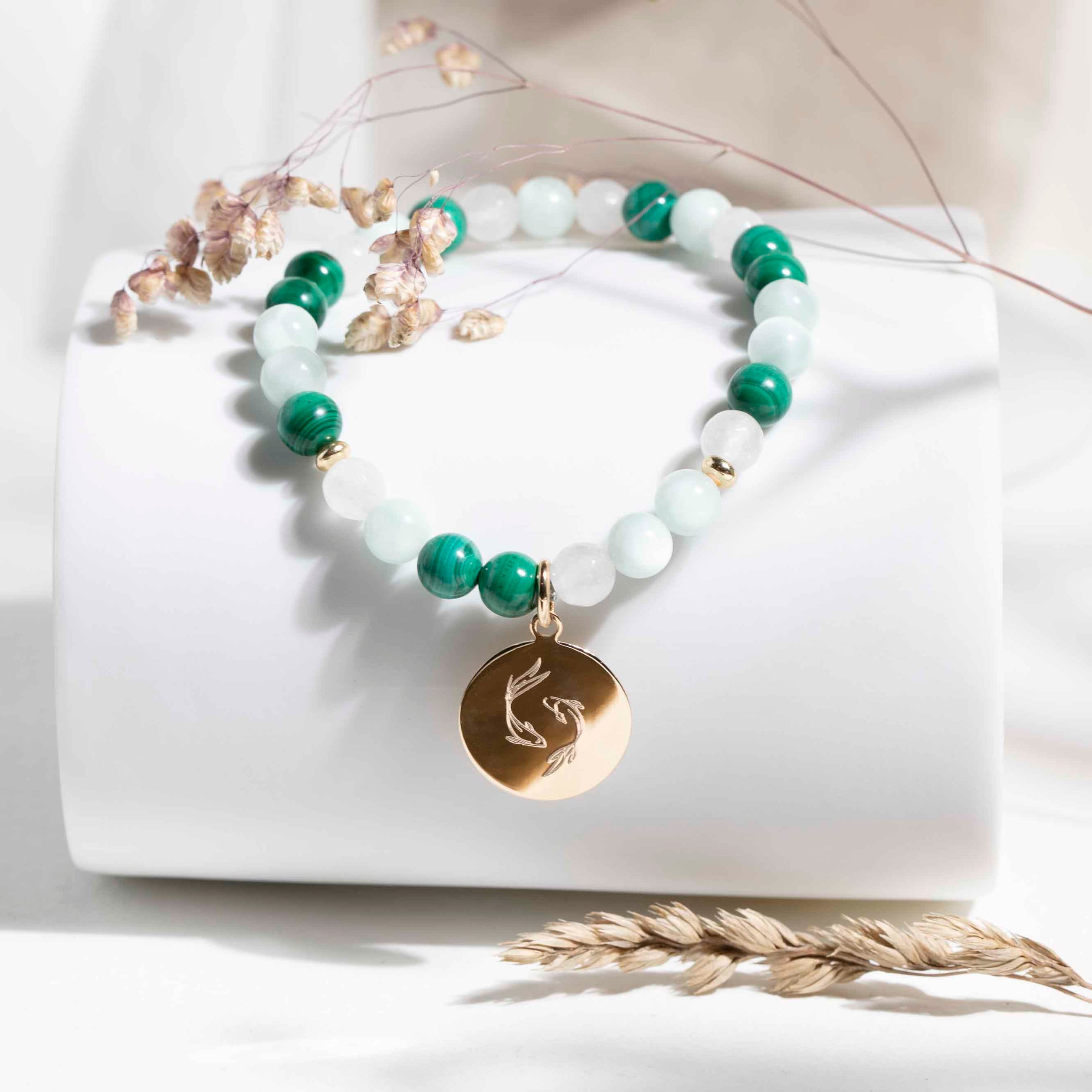 bracelet poissons d'or