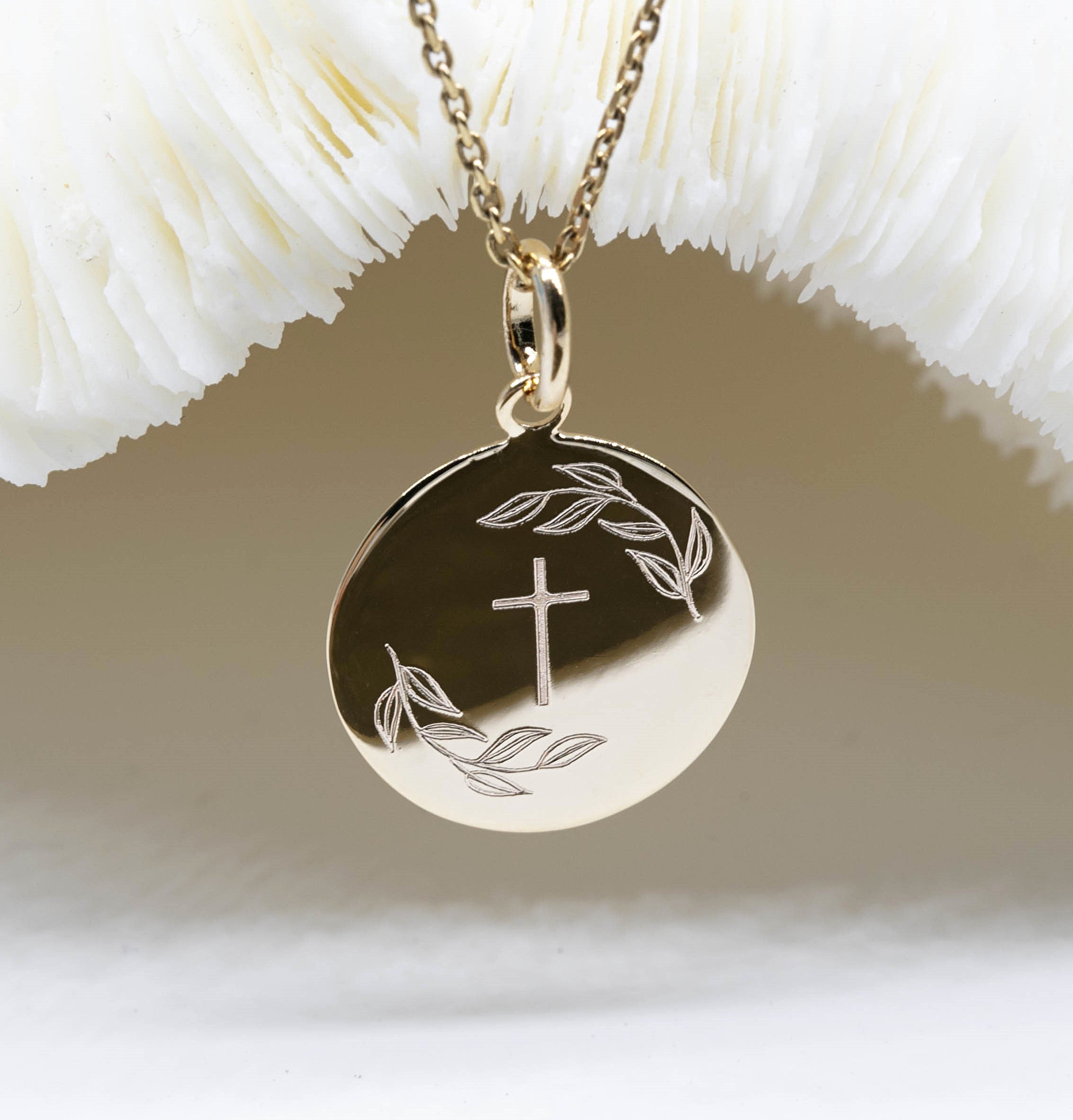 medaille de bapteme garçon