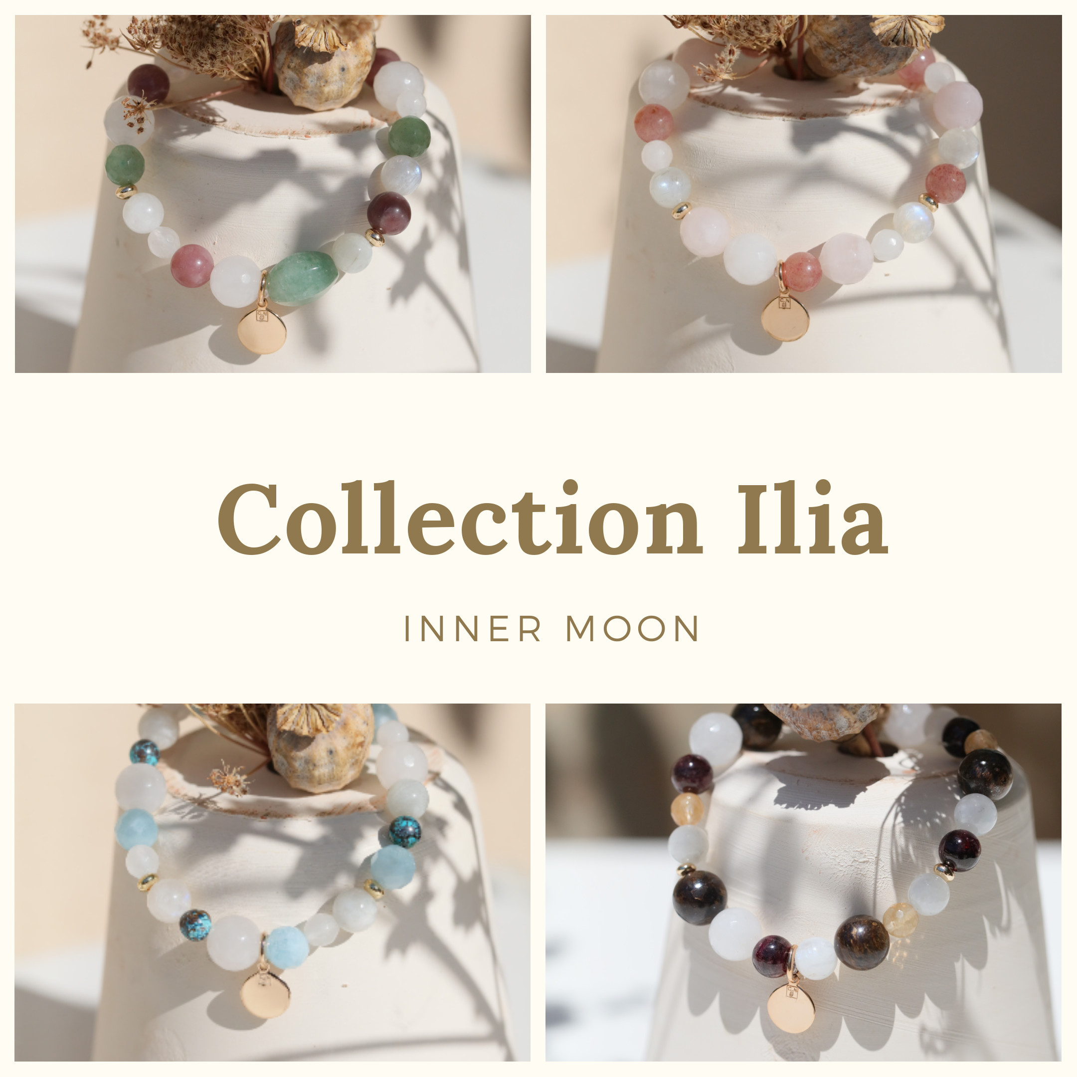 bracelets lune rouge miranda gray