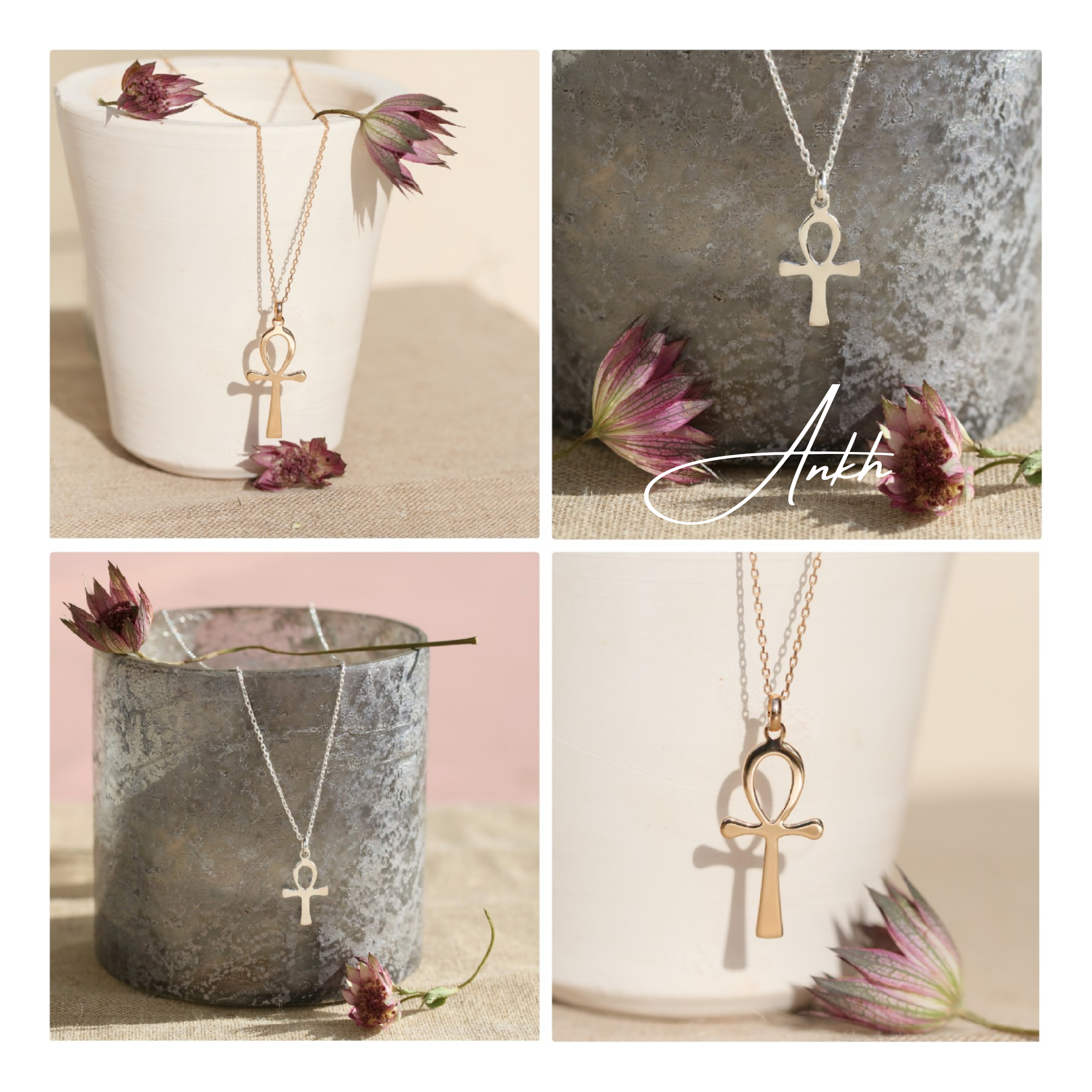 Ankh croix de vie en argent croix ansée égyptienne