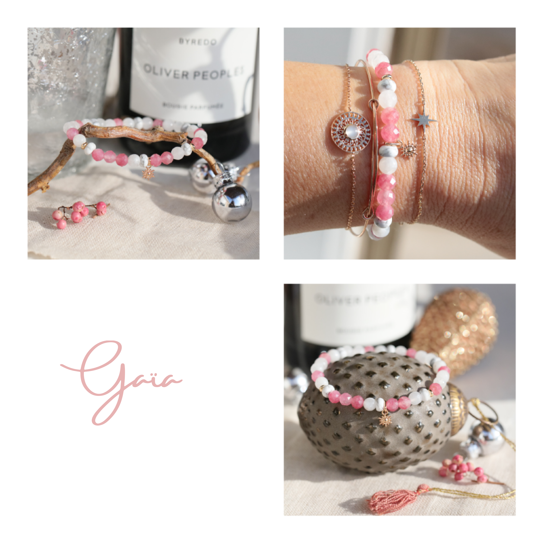 Bracelet pierre ménopause - bijoux DeepStones Lithothérapie