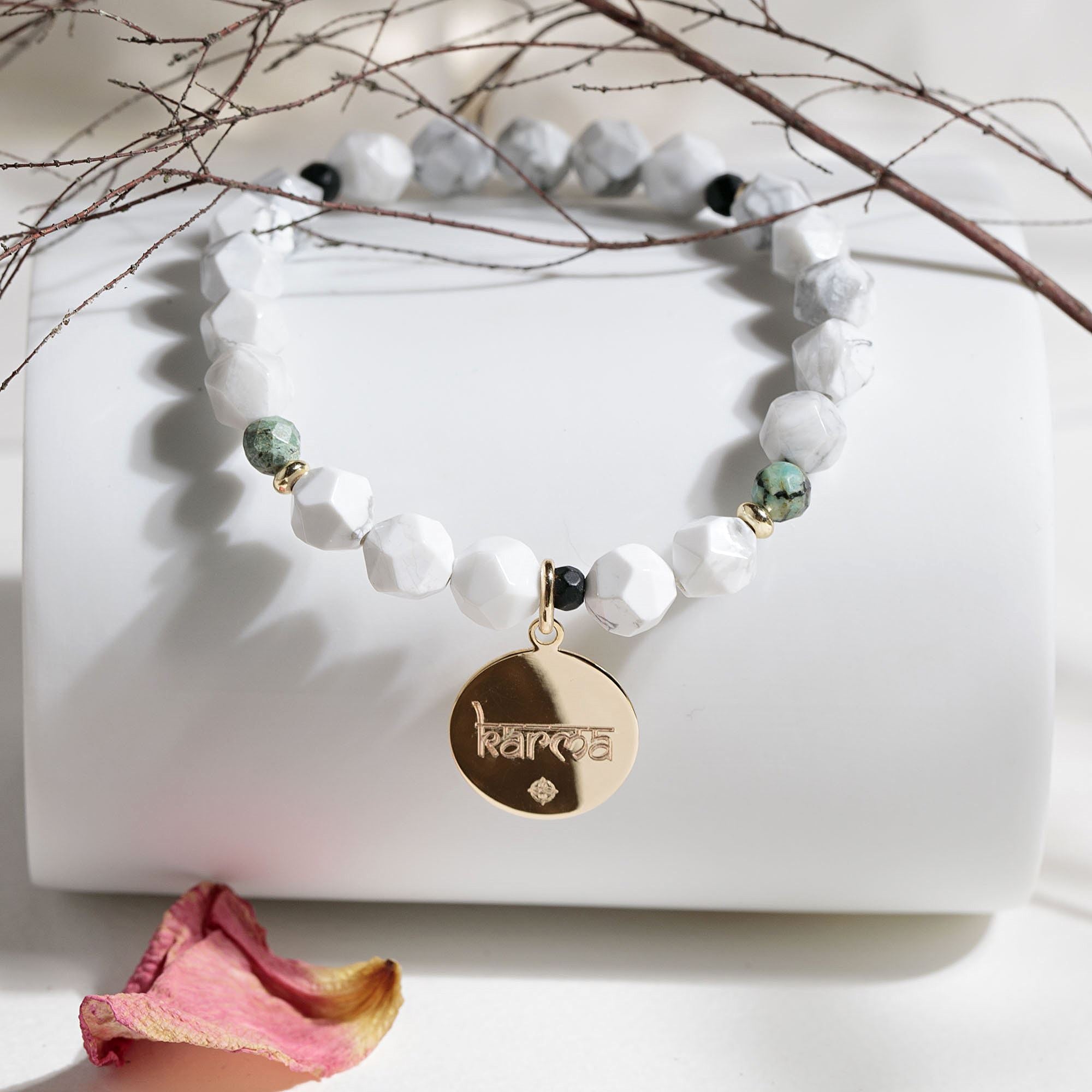 Bracelet yoga pierre naturelle  ★  DeepStones Lithothérapie