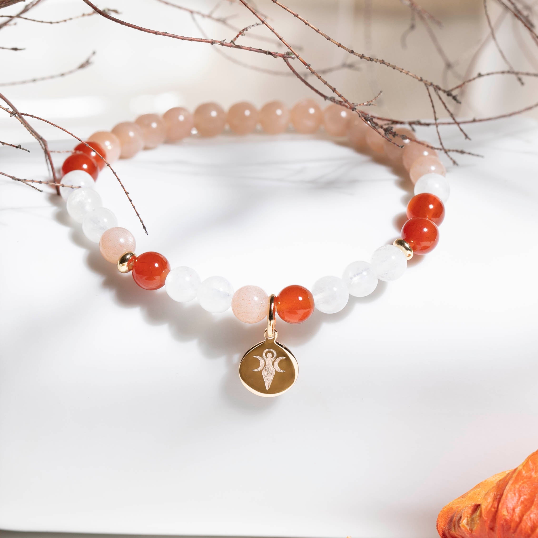 bracelet féminin sacré - pendentif Déesse