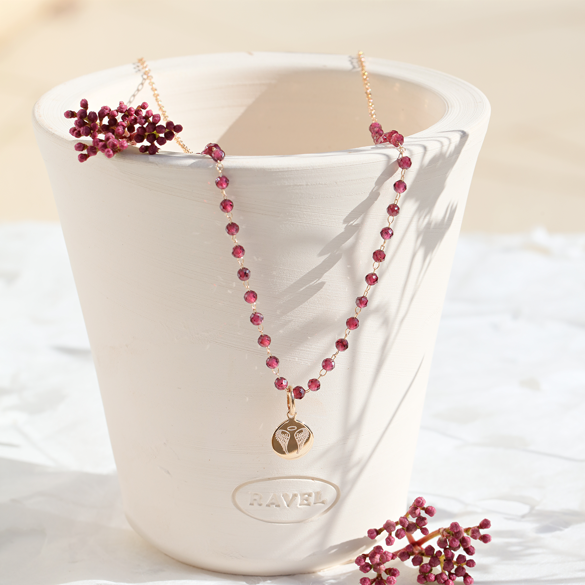 collier ange gardien - DeepStones