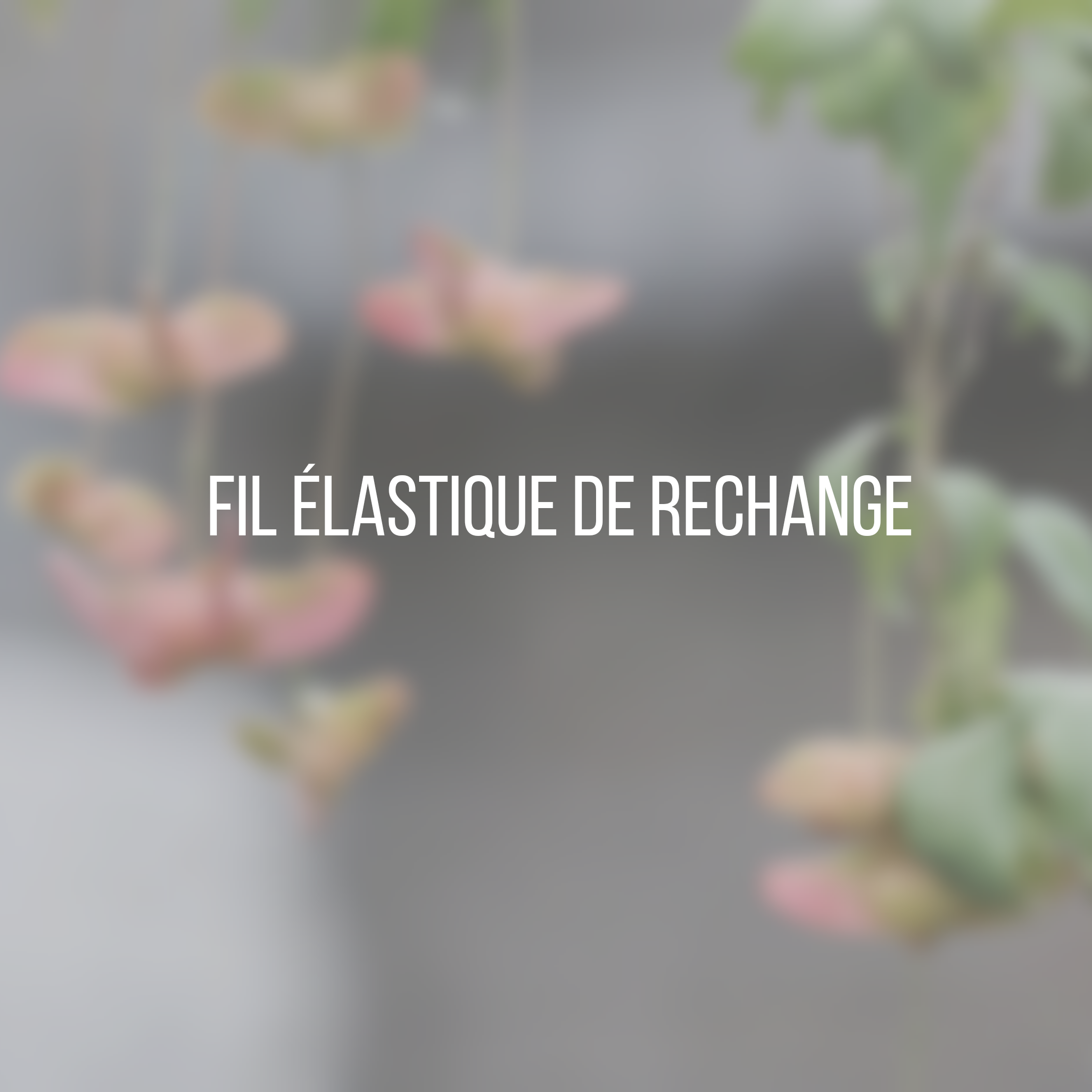 Fil élastique de rechange.