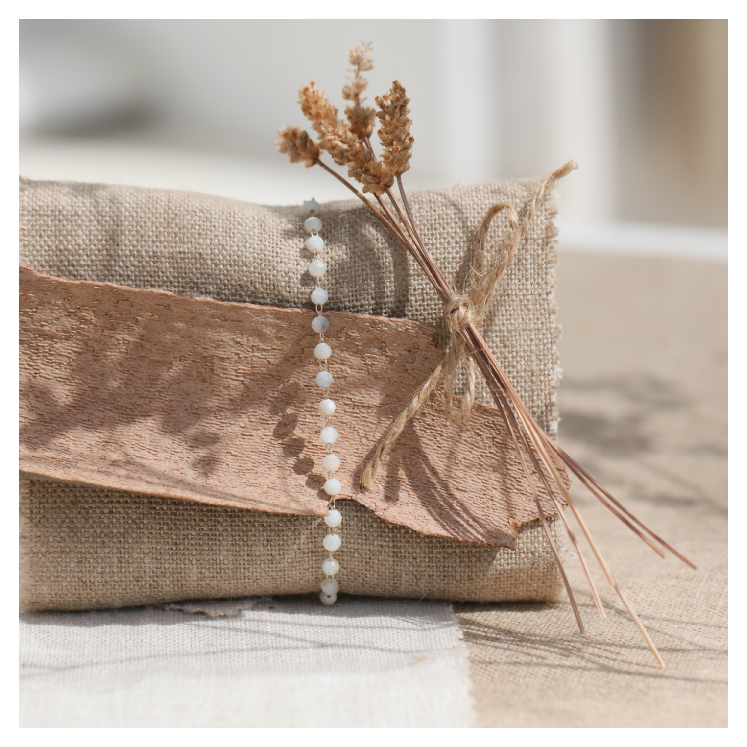 bracelet pierre de lune plaque or