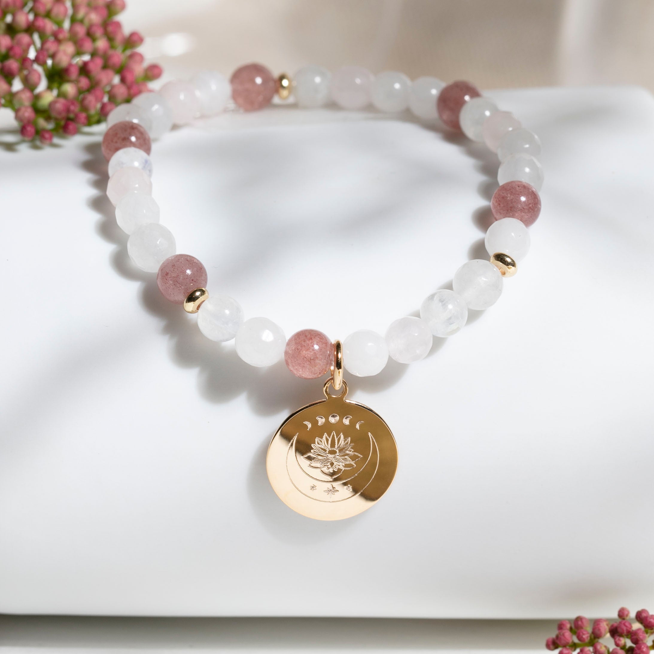 bracelet yoga en pierre naturelle