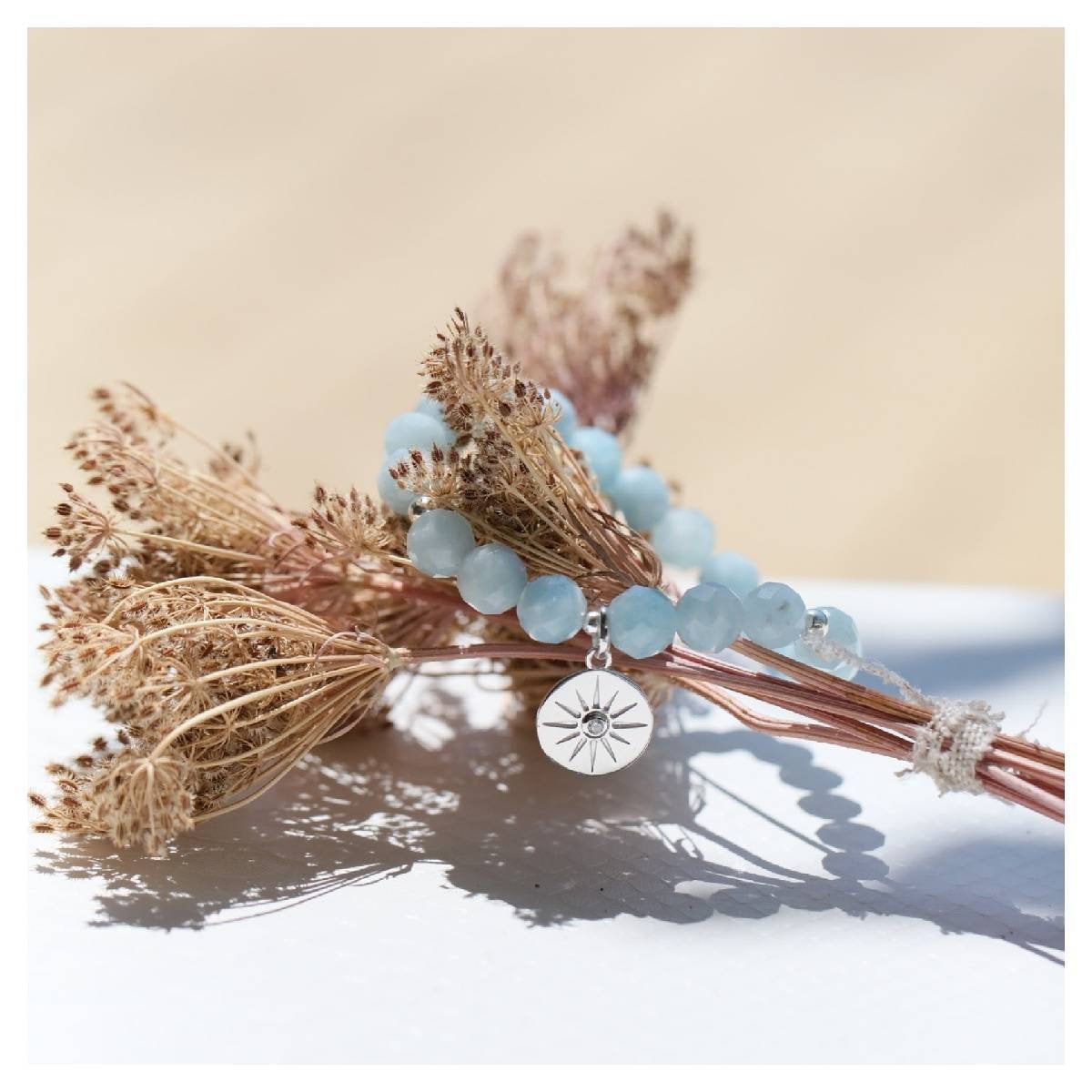 Bracelet aigue-marine