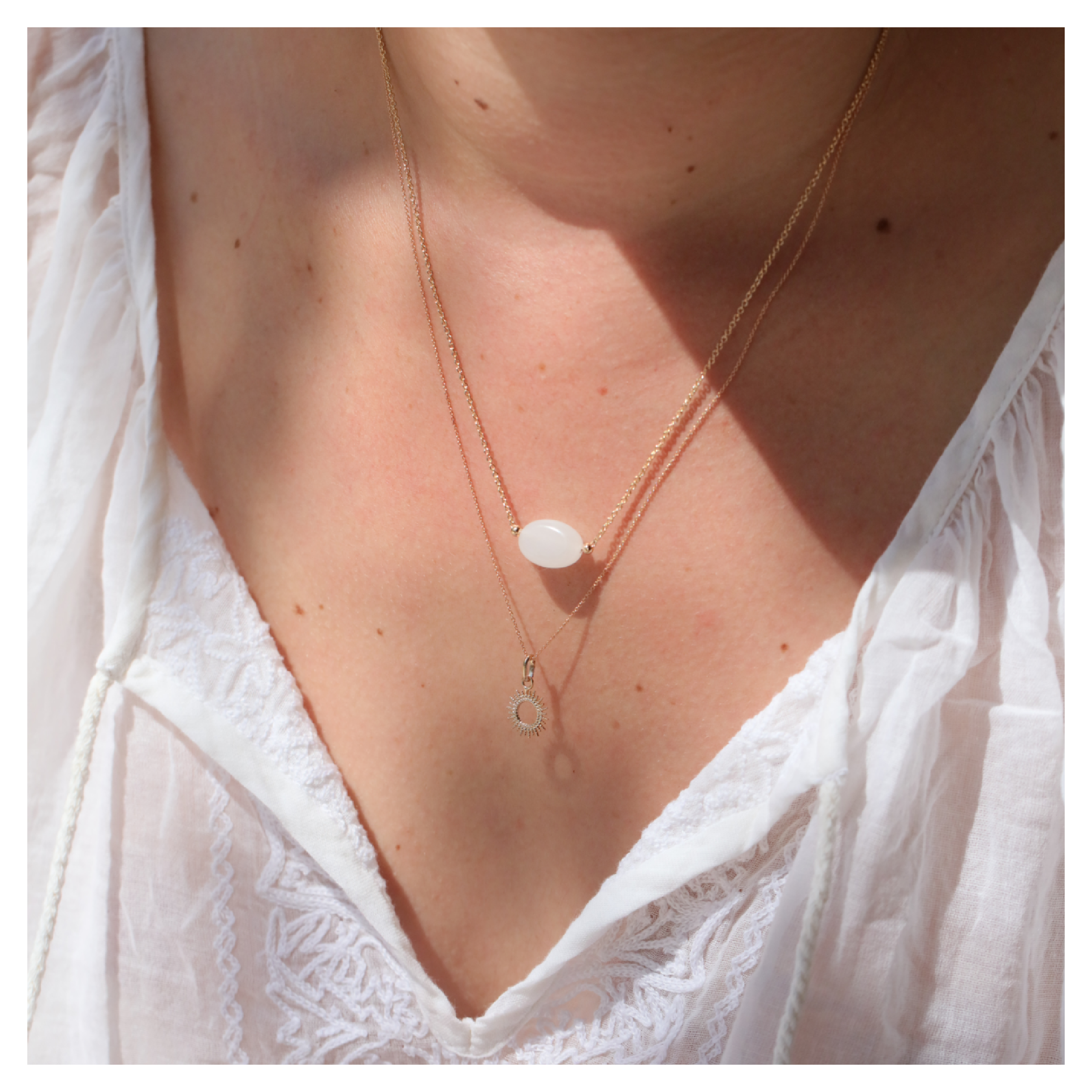 collier pierre de lune - bijoux DeepStones Lithothérapie