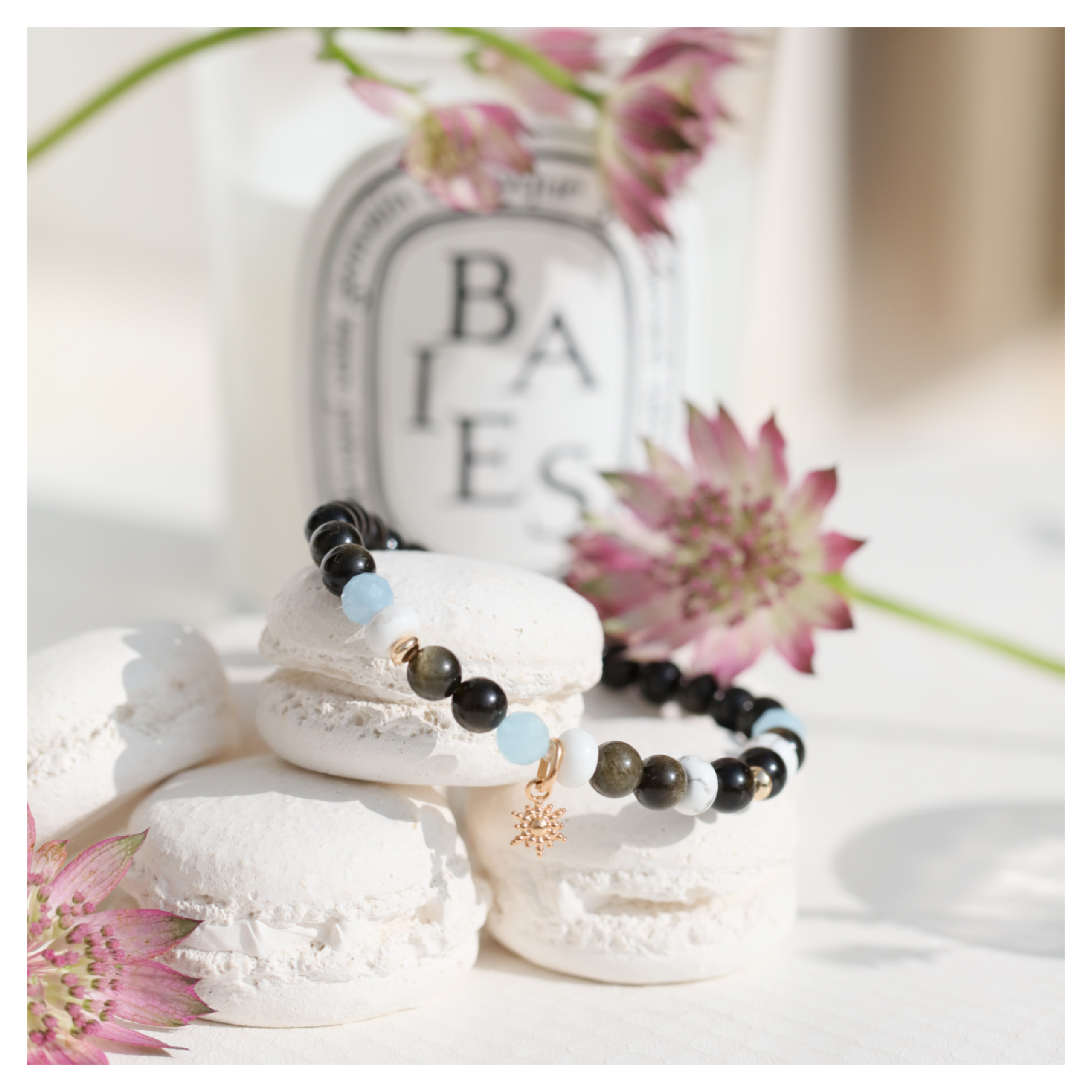 gold obsidian bracelet