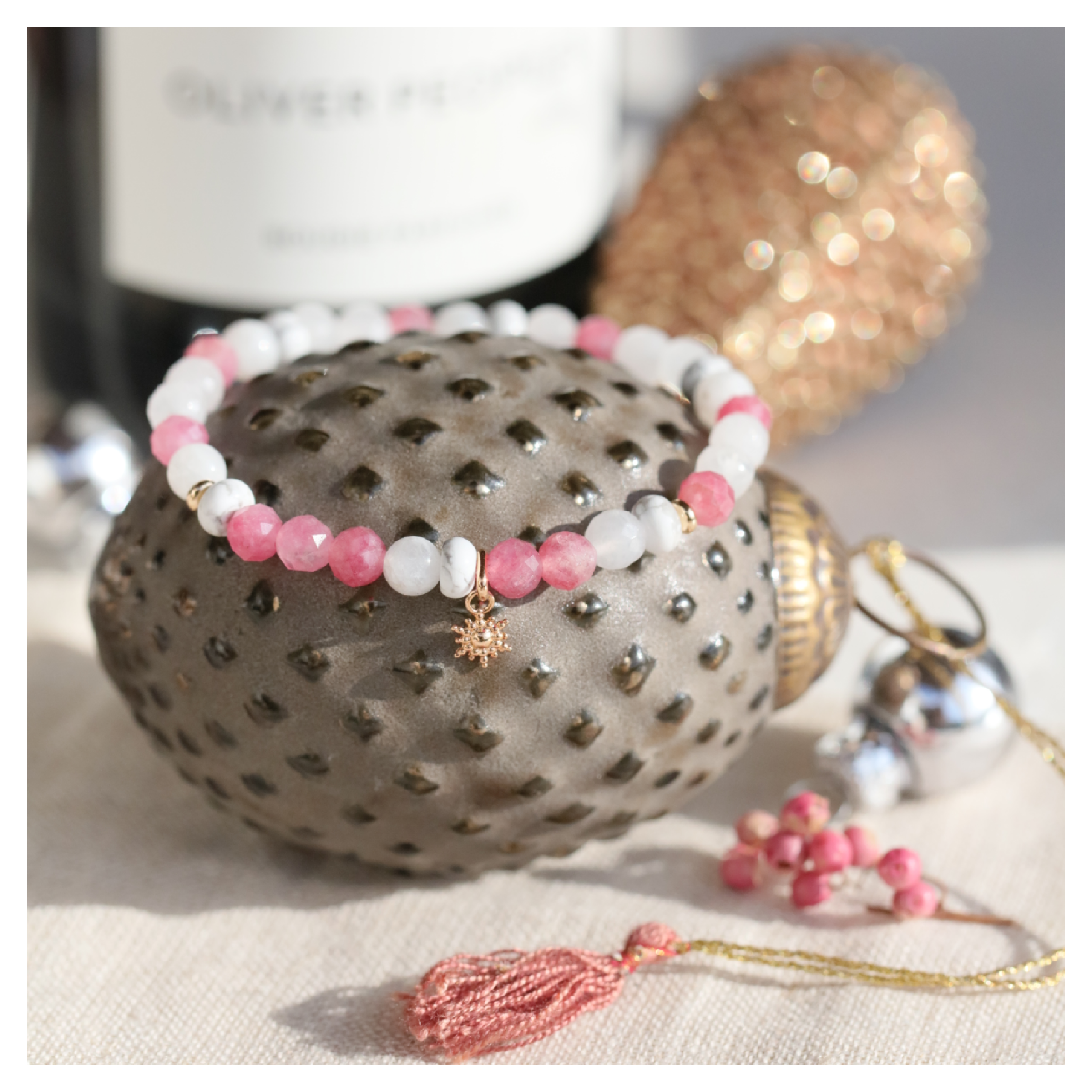 bracelet bien-être ménopause - pierre naturelle ménopause - bijoux DeepStones Lithothérapie