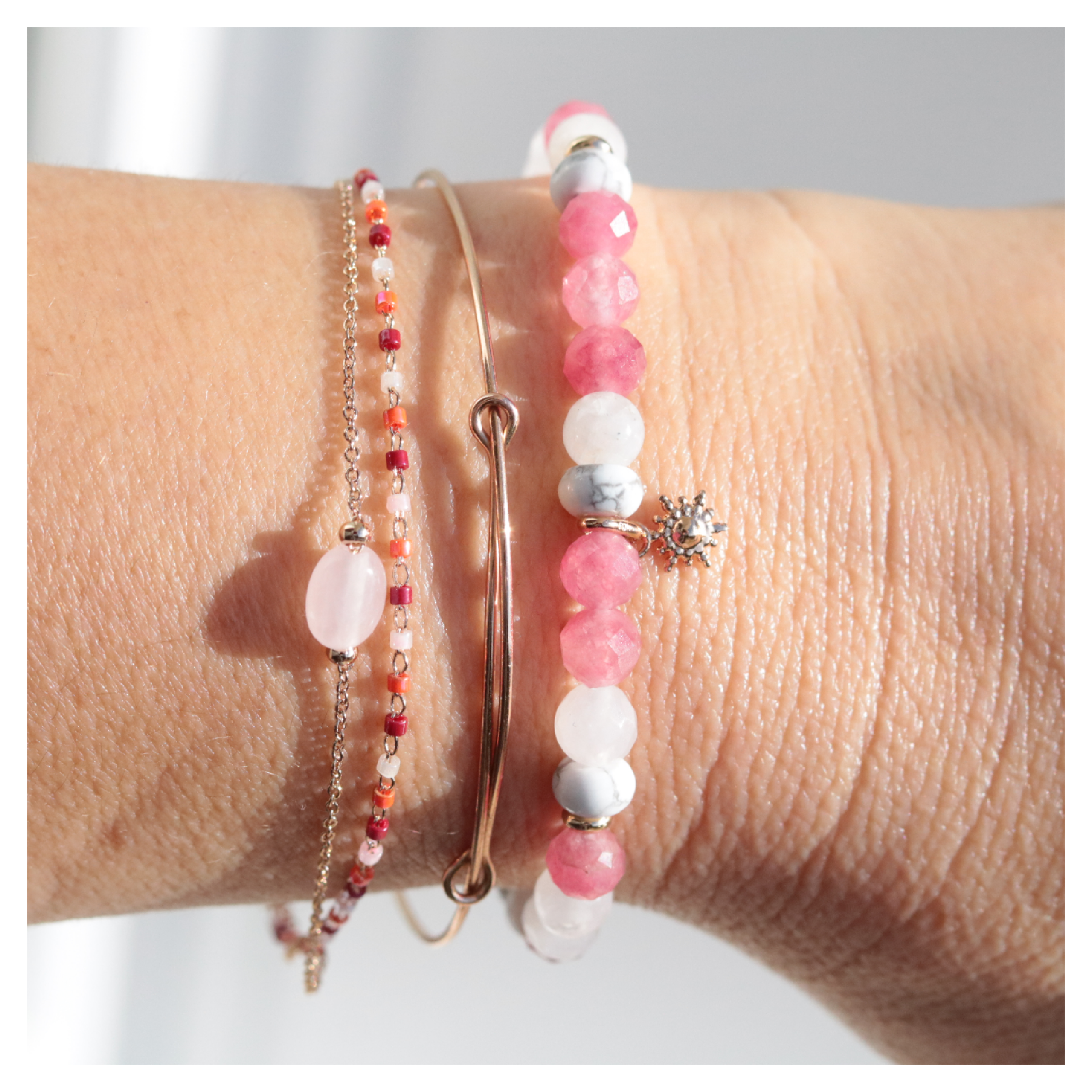 Bracelet pierre ménopause - bijoux DeepStones Lithothérapie