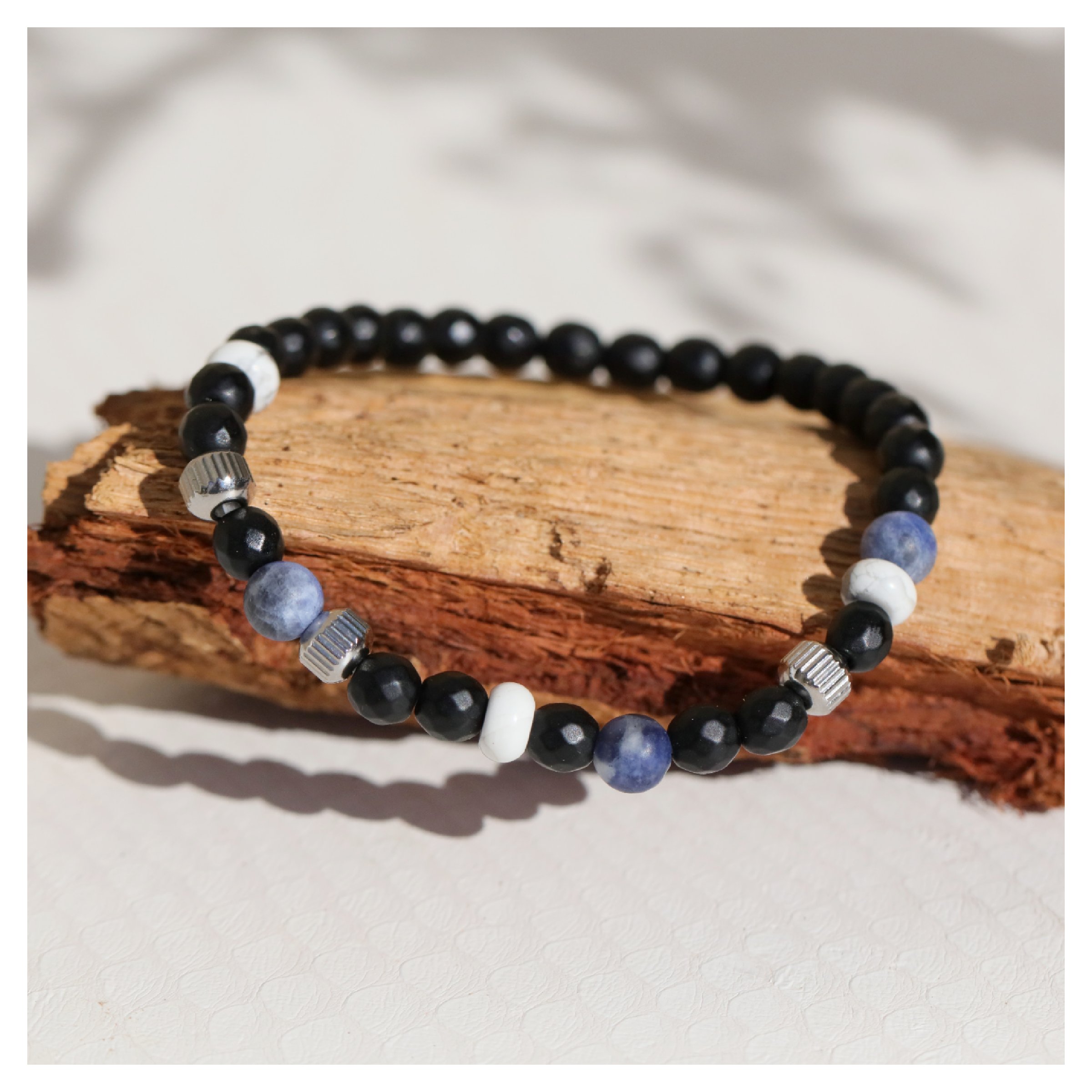 Bracelet pierre naturelle homme Protection