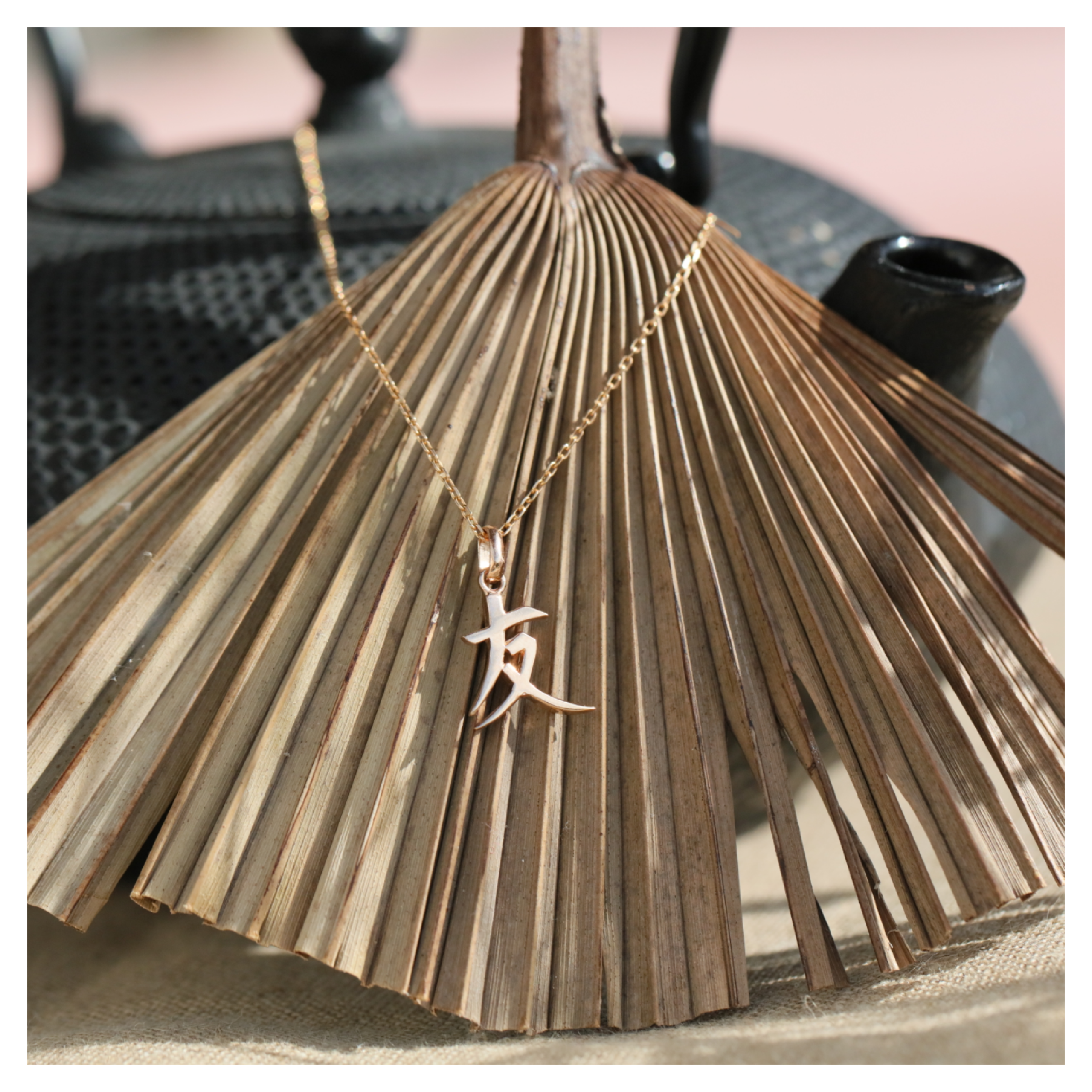 Collier & pendentif amitié - symbole japonais Tomodachi