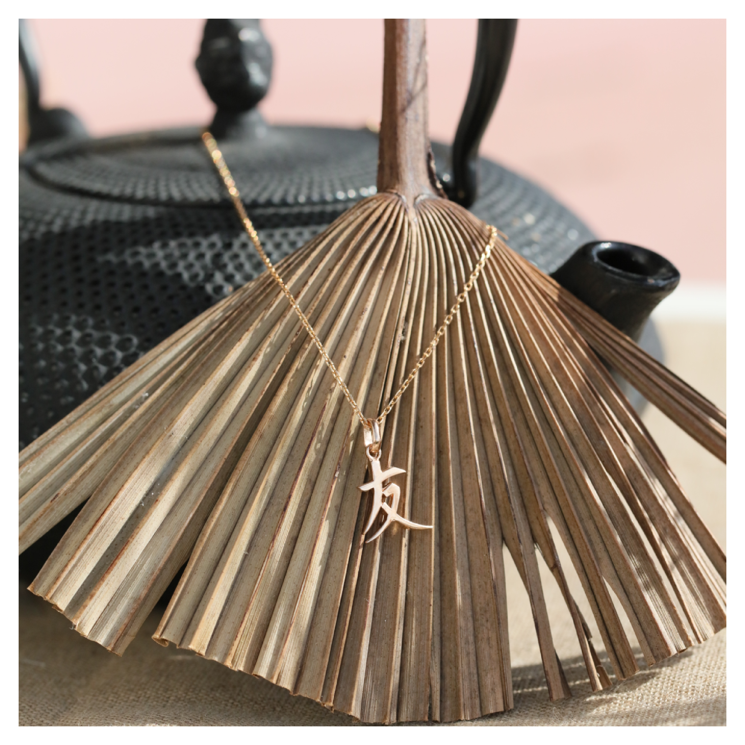 Collier & pendentif amitié - symbole japonais Tomodachi