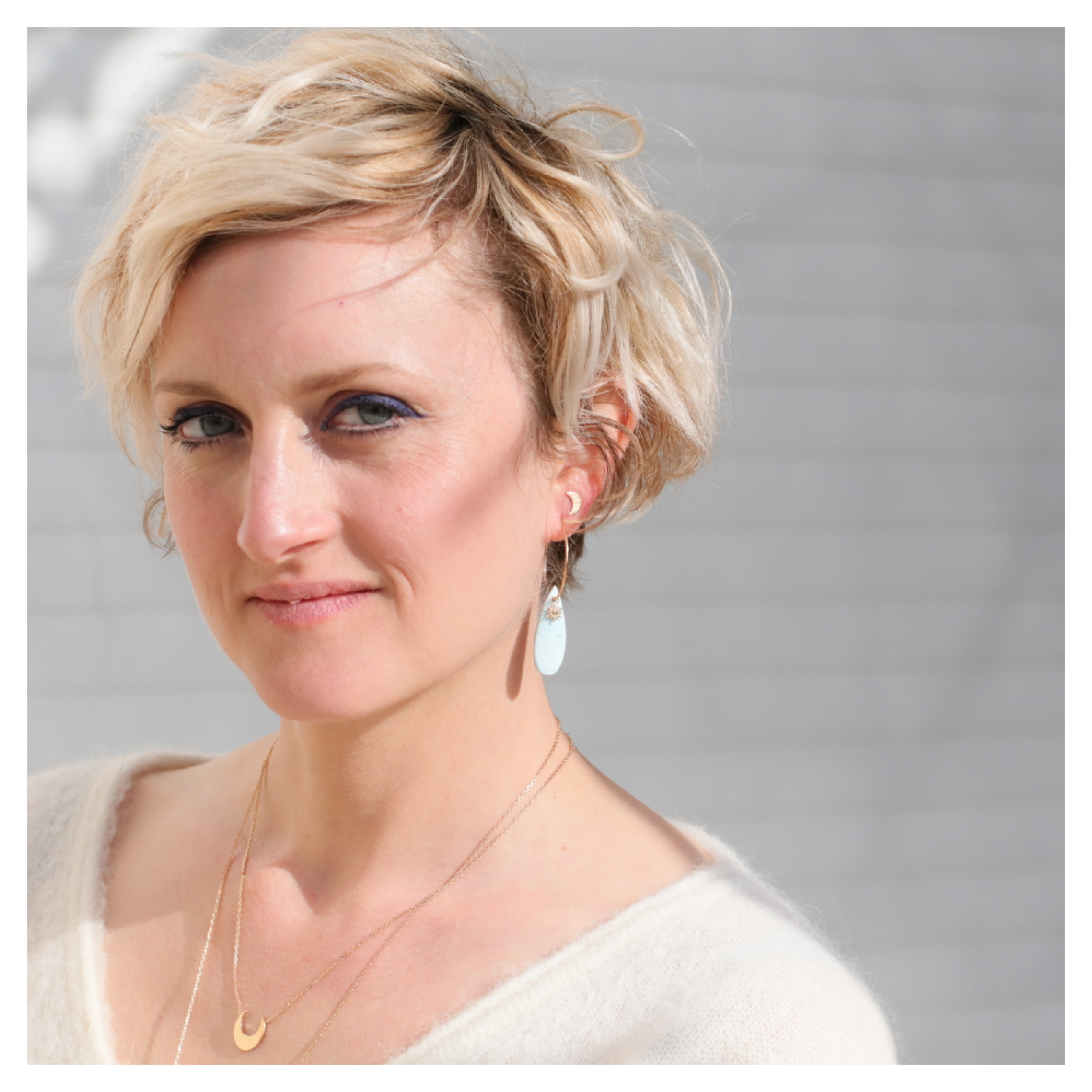 Bijou féminin sacré - Collier lune plaqué or - DeepStones