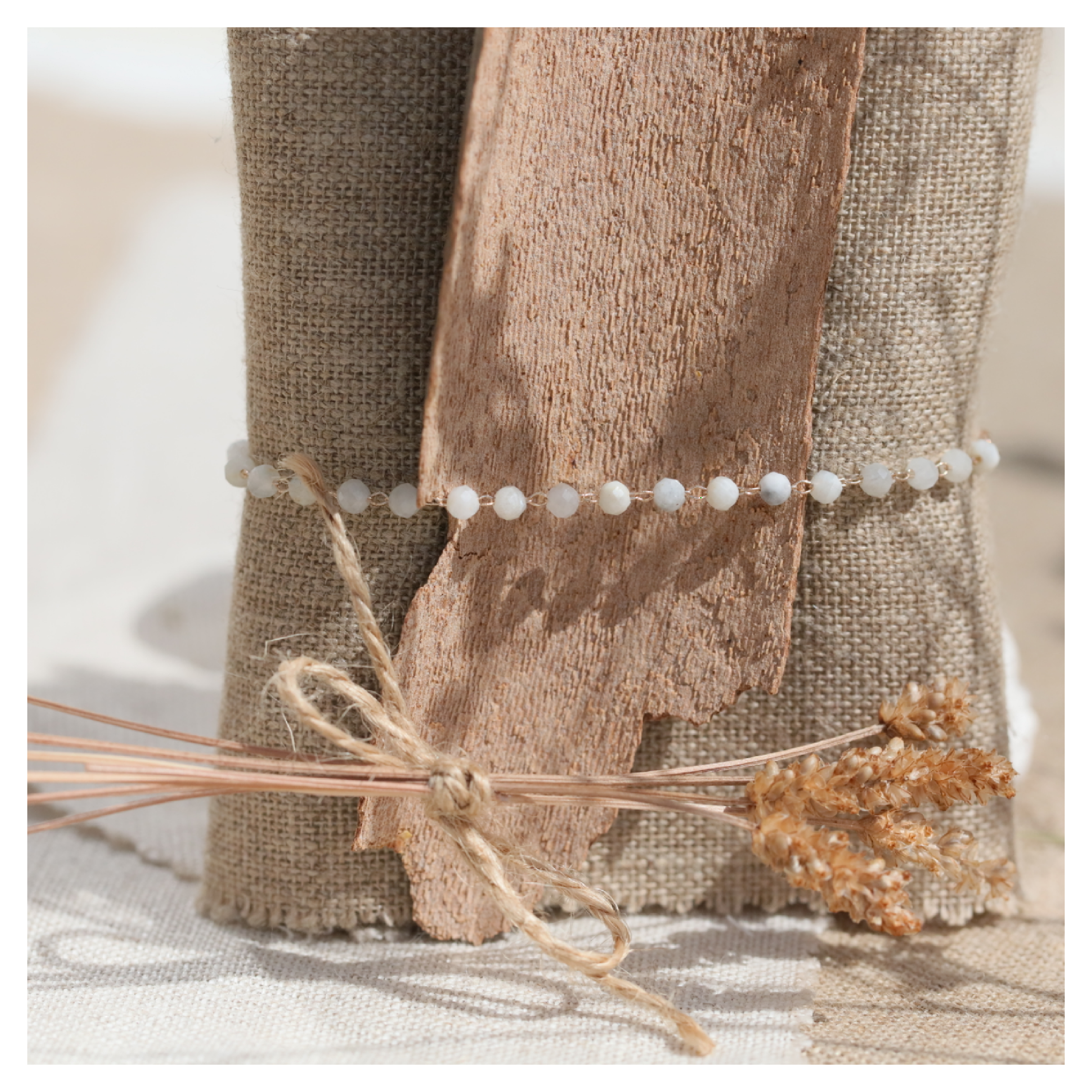 Bracelet Tiny Moon - pierre de lune