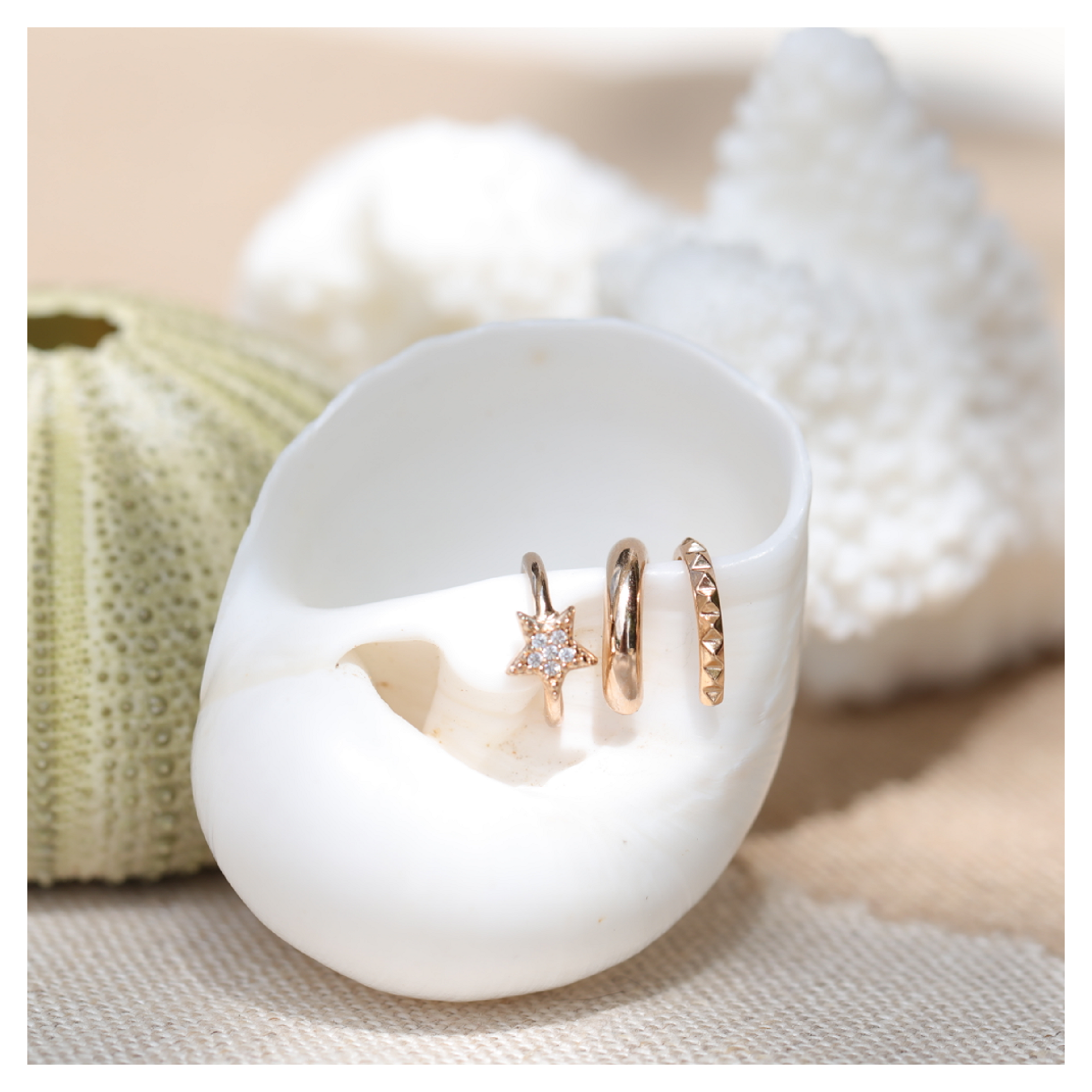 Bague d'oreille earcuff ETOILE - Celeste