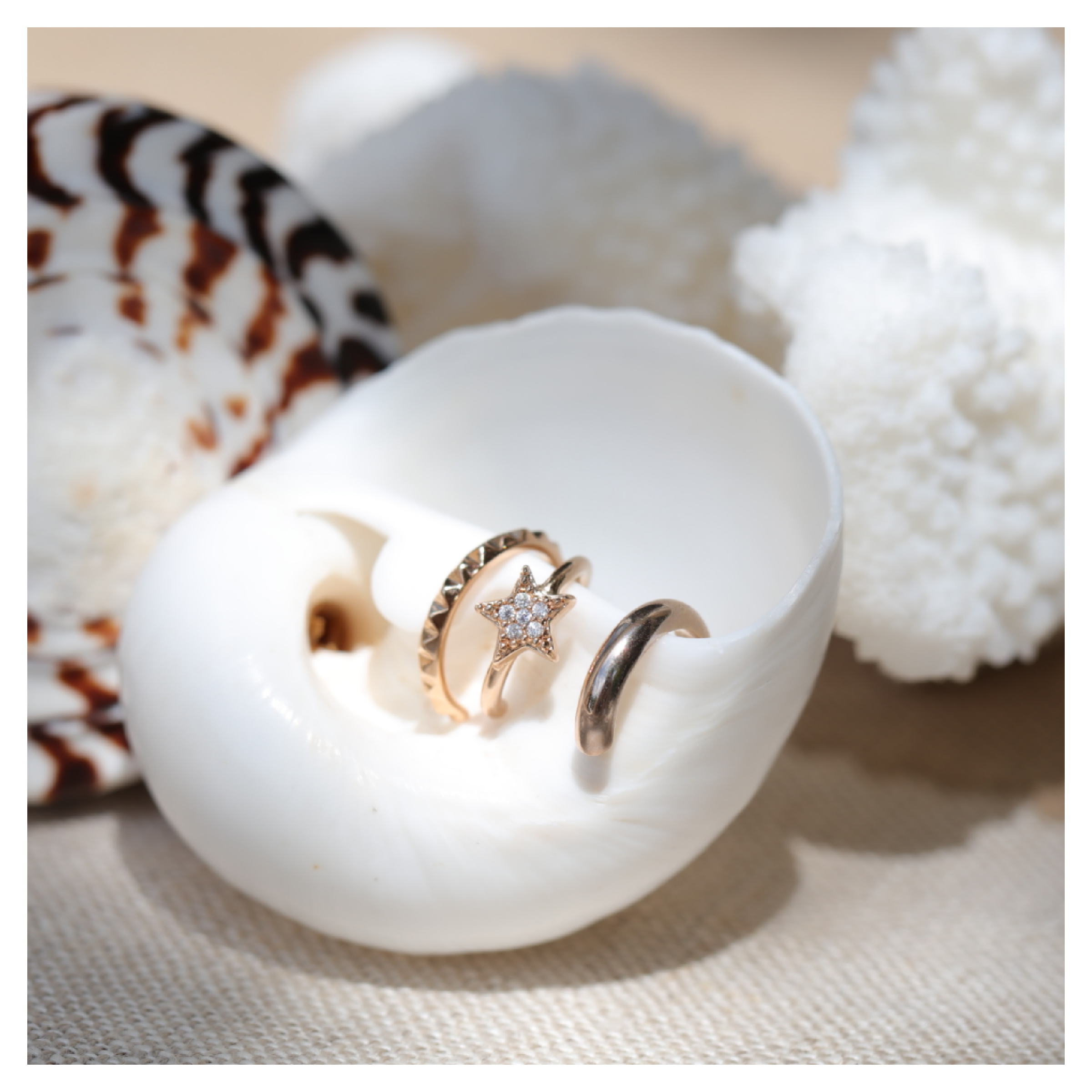 Bague d'oreille earcuff ROCK