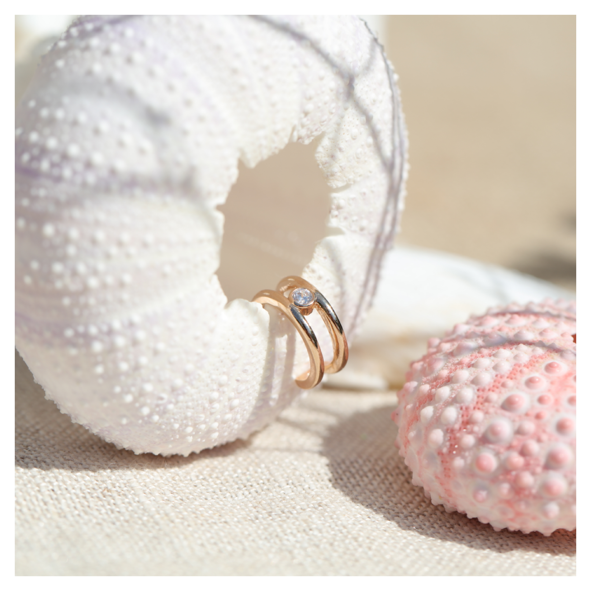 Earcuff gold plated, bague d'oreille