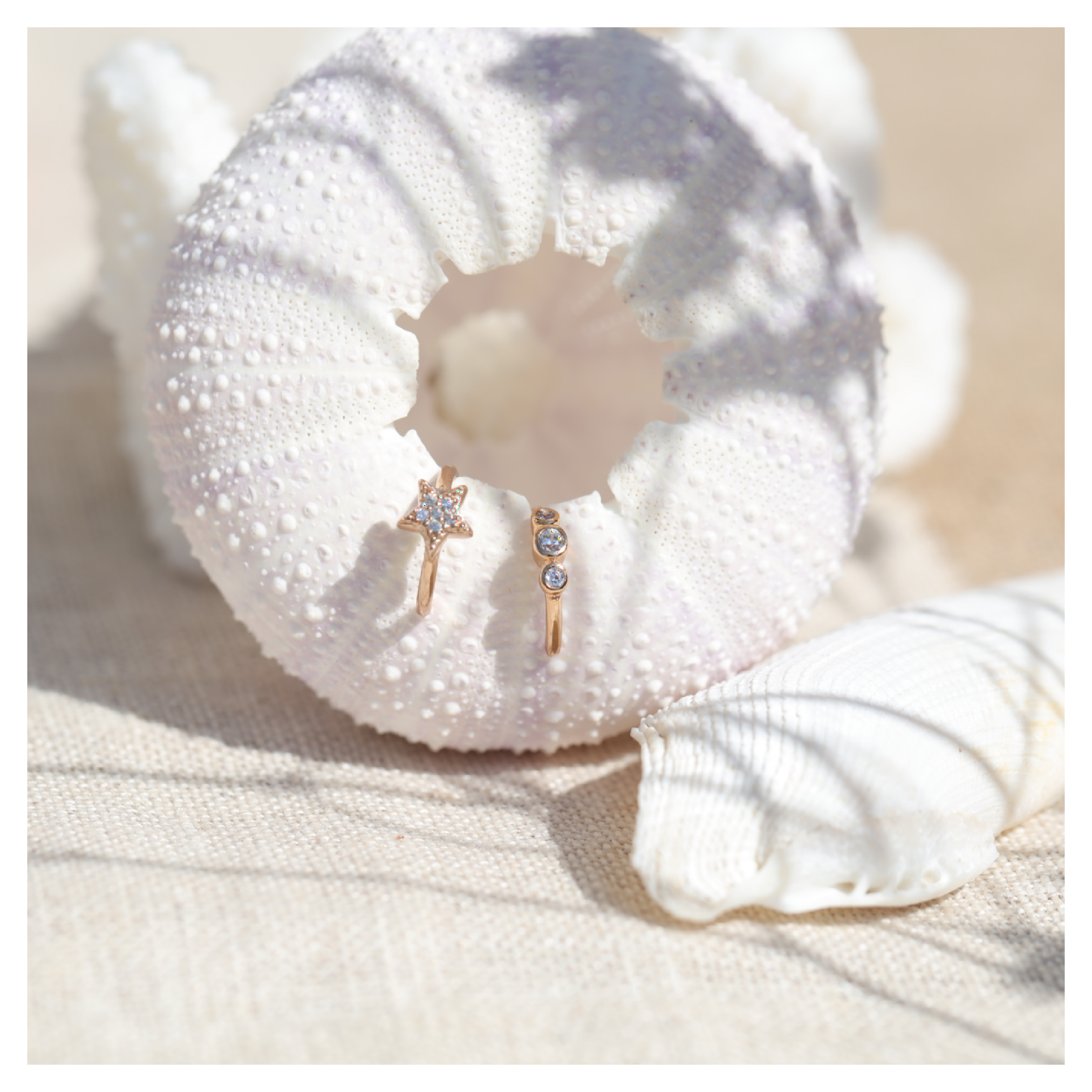 Earcuff gold plated, bague d'oreille