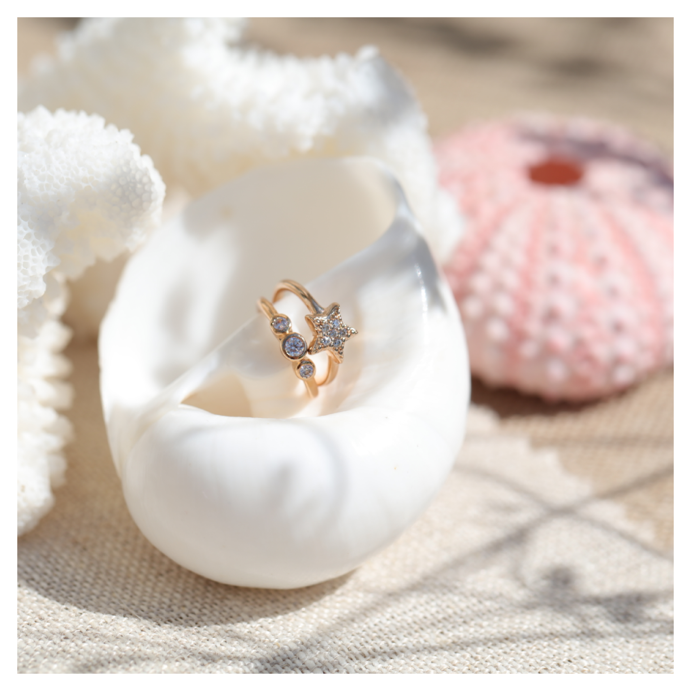 Bague d'oreille earcuff Sugar