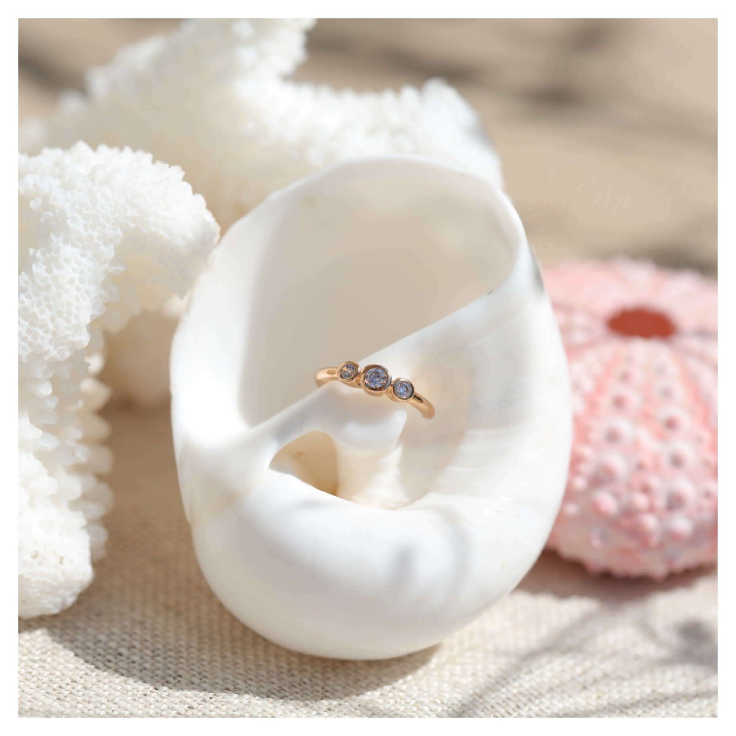 Earcuff gold plated, bague d'oreille