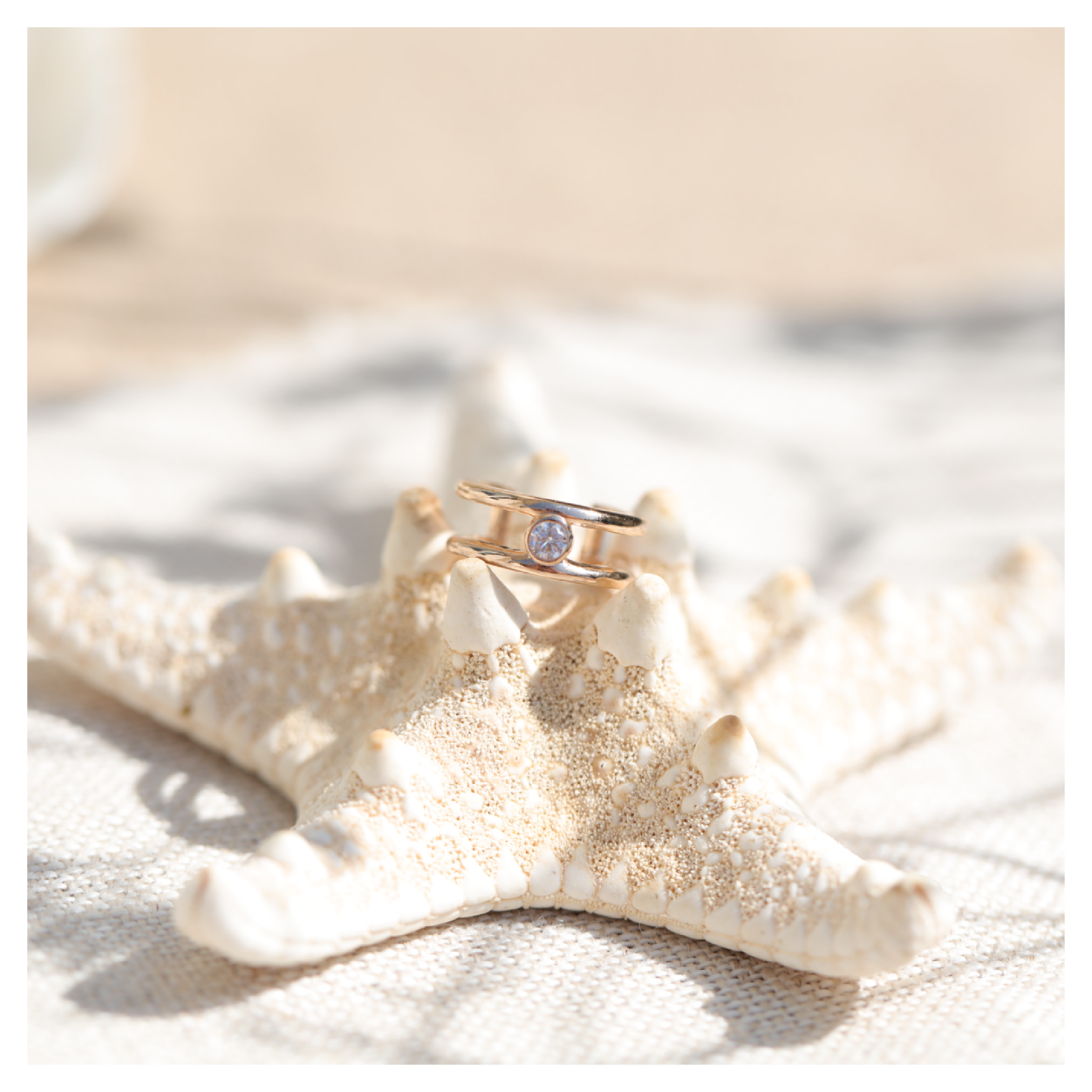 Earcuff gold plated, bague d'oreille