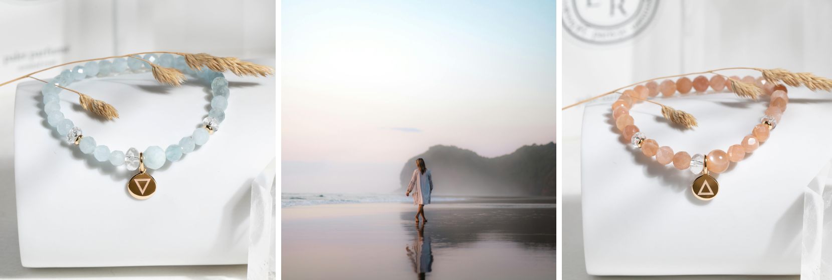 Bijoux 4 éléments, La terre, l'eau, l'air, le feu