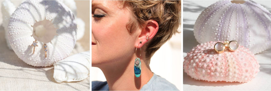  boucles d'oreilles plaqué or et argent