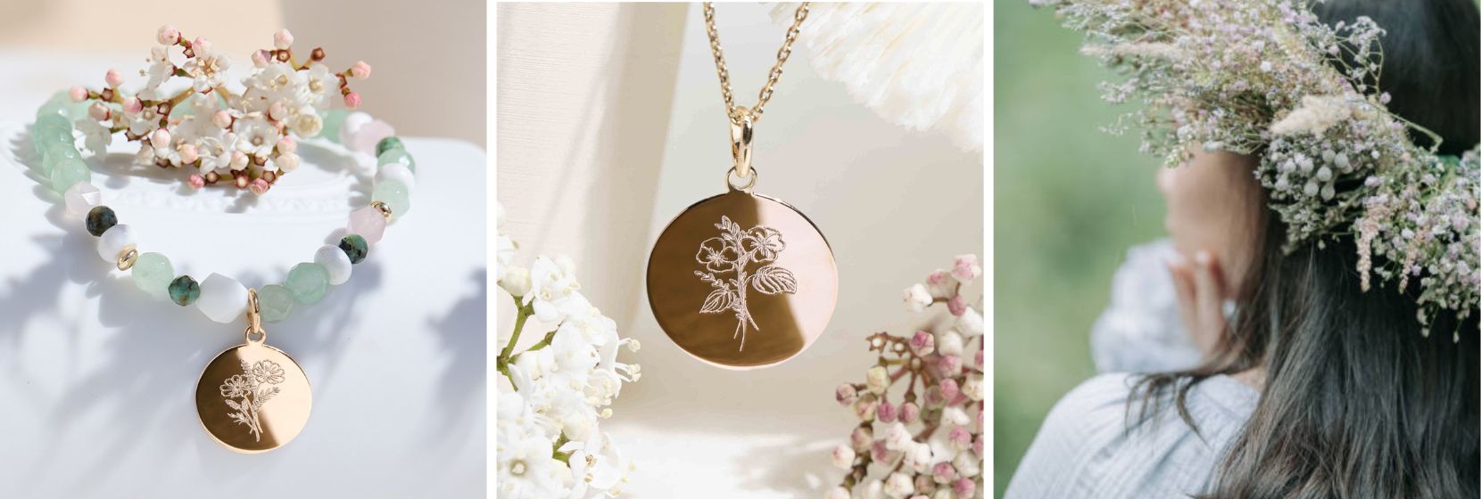 collier fleur de naissance