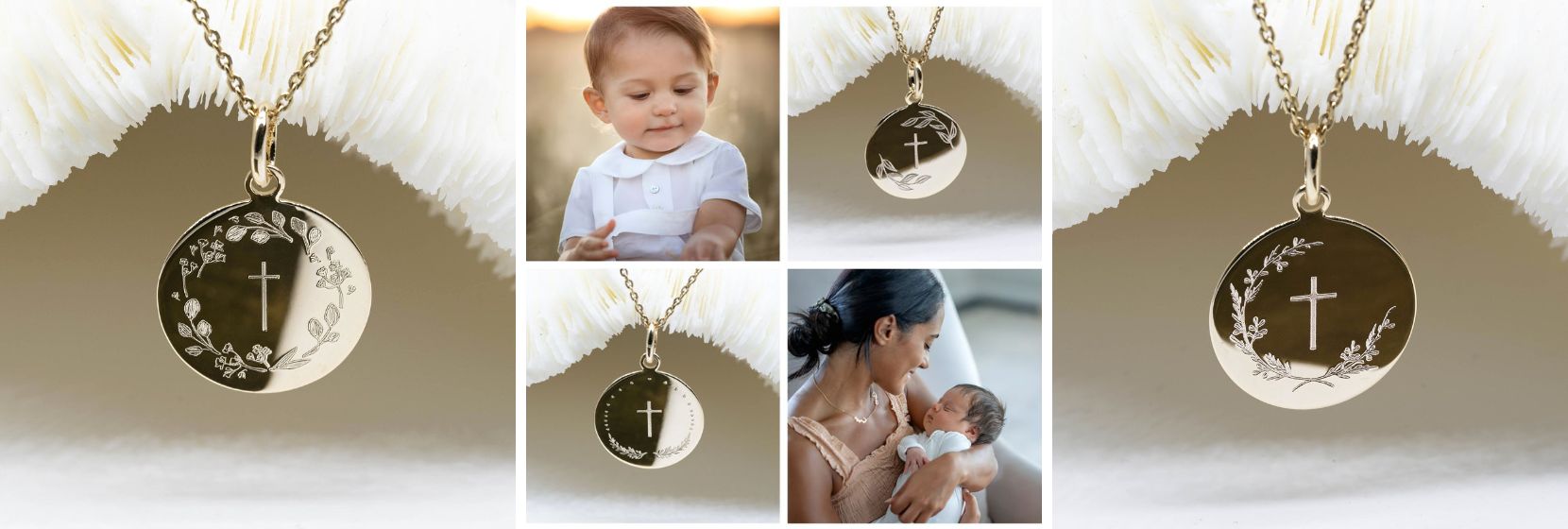 Photographie d'ambiance épurée avec gravures de la collection artisanale