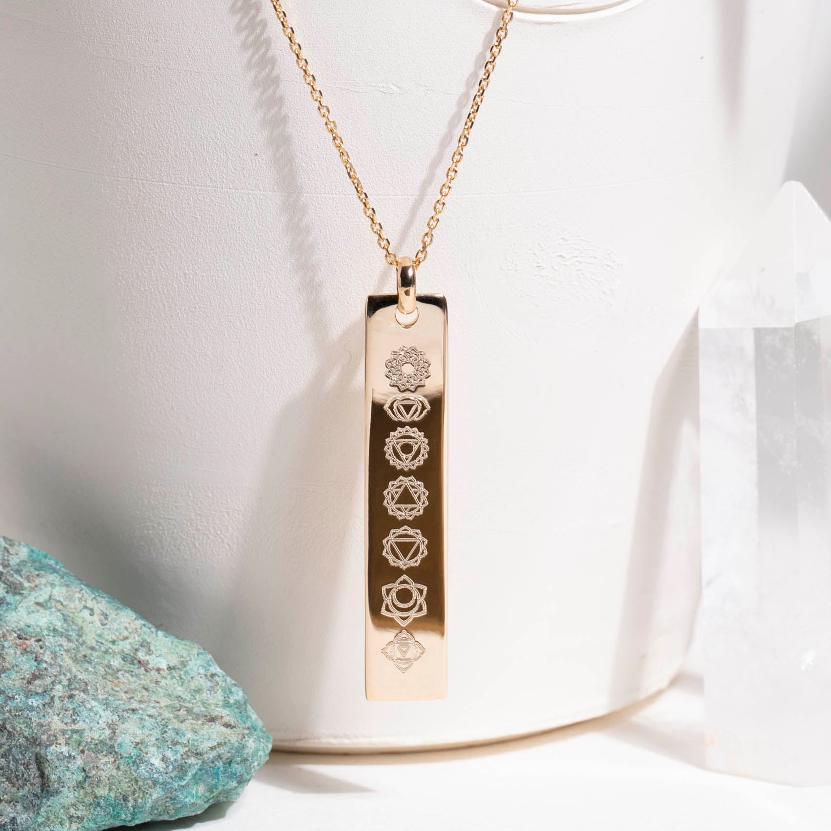 collier 7 chakras femme