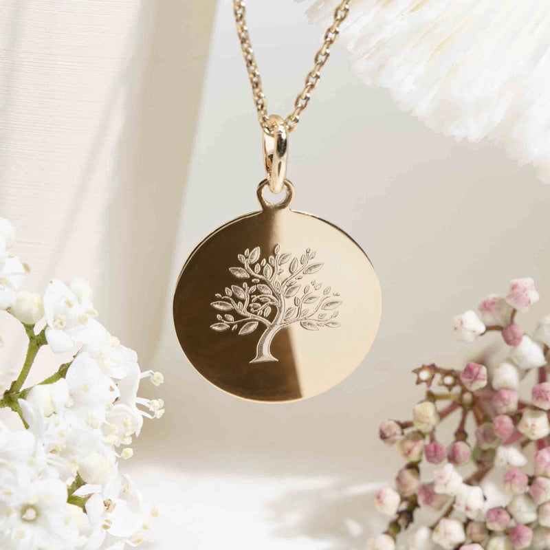 medaille bapteme arbre de vie