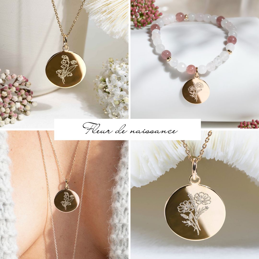 BIjou fleur de naissance