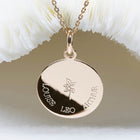 Collier personnalisé 1 à 5 prénoms – Médaille gravée 17mm - LOUISE