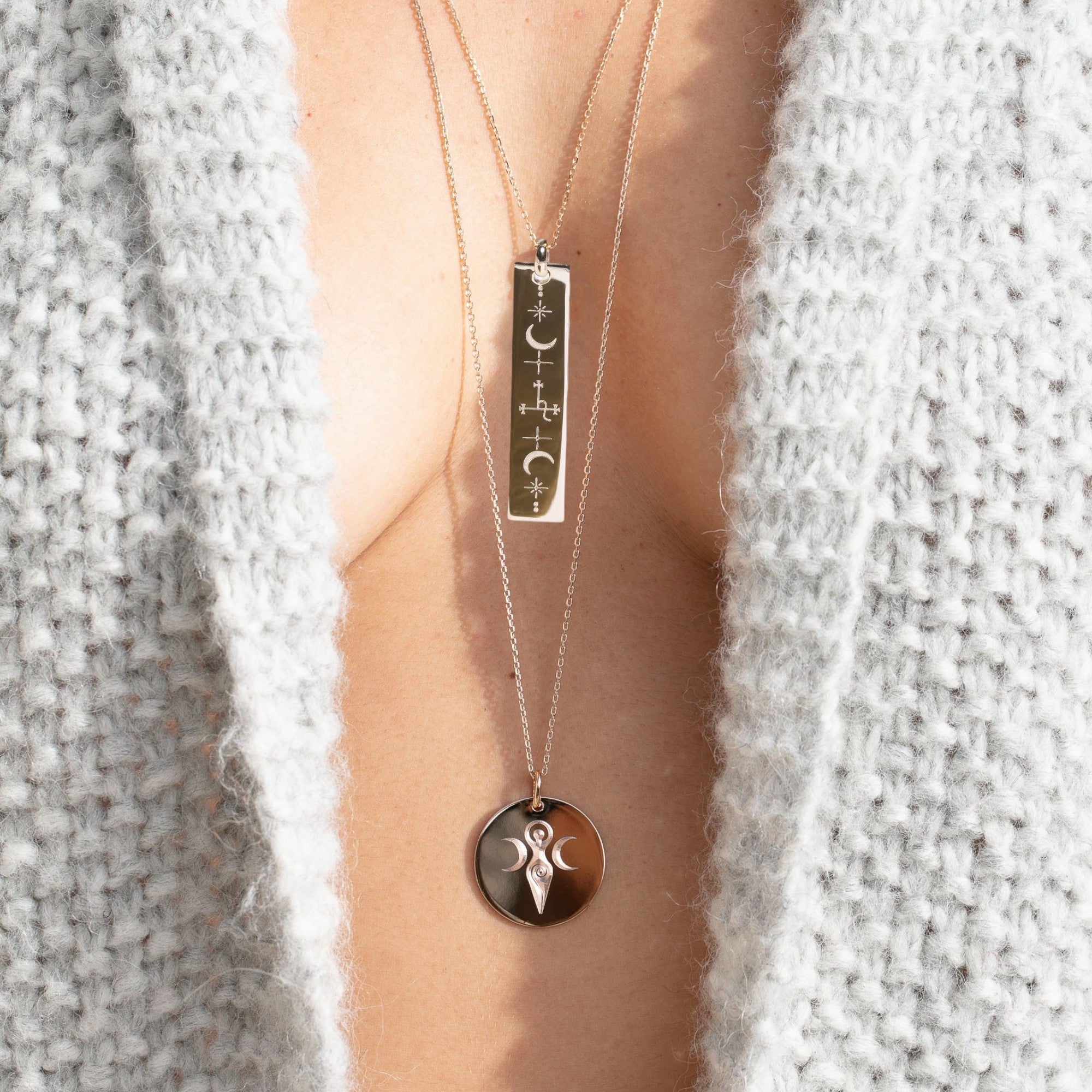 Lilith sigil collier - bijoux féminin sacré