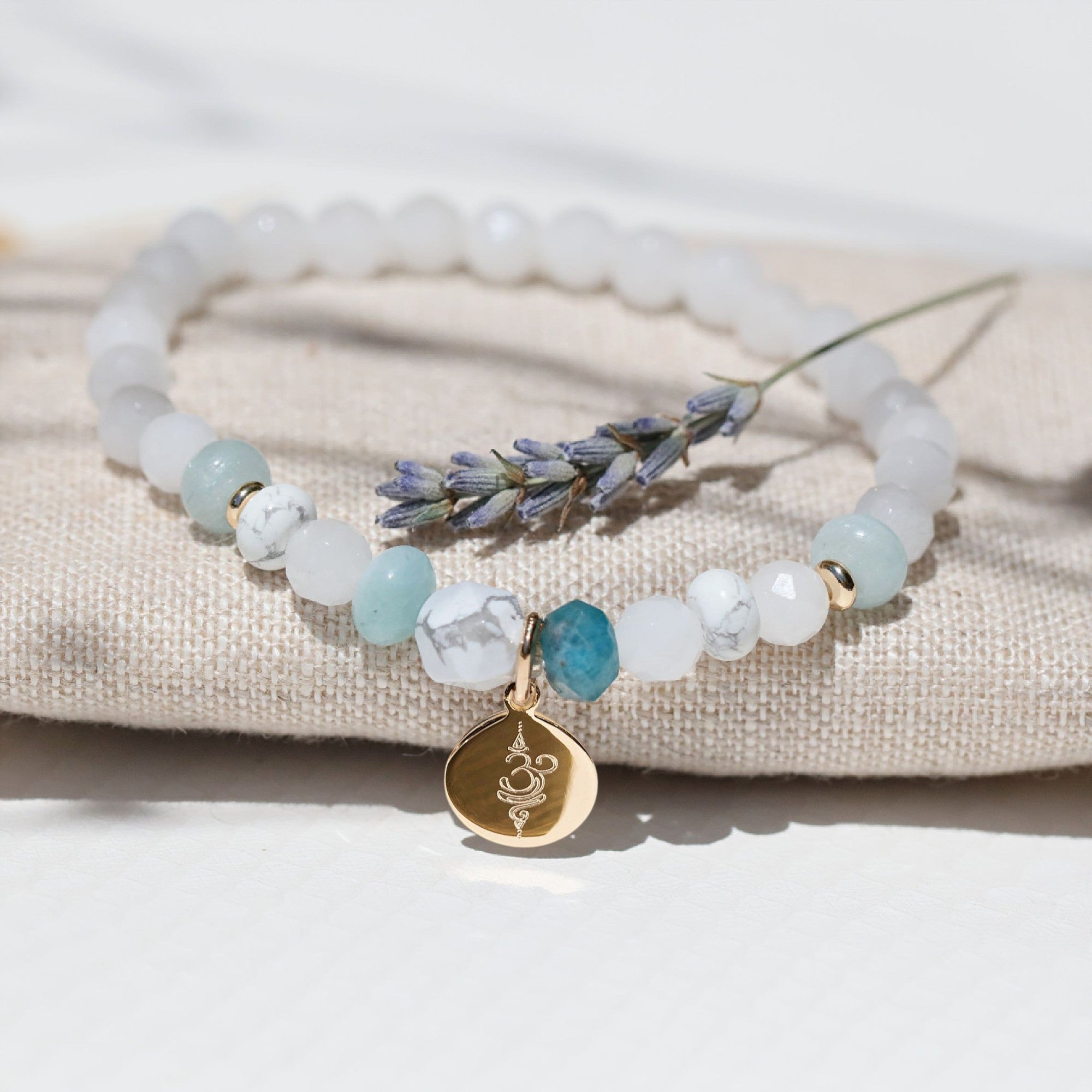 bracelet yoga pierres naturelles