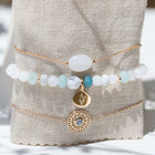 Breathe symbol charm necklace