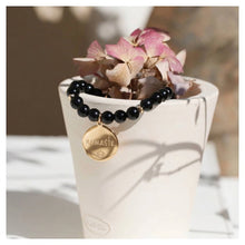 Bracelet protection en obsidienne - BLACK OBISIDIAN