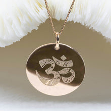 Collier yoga symbole OM