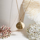 Médaille baptême avec croix