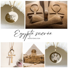 Collier Ankh - plaqué or