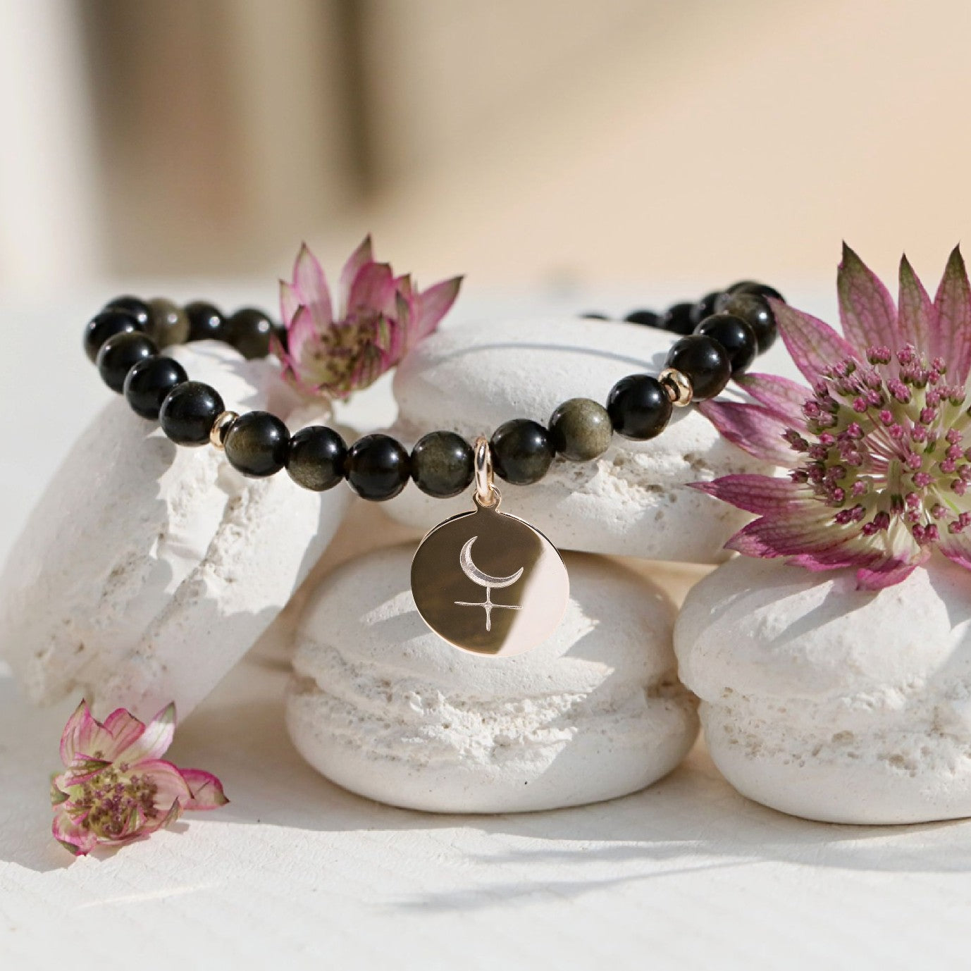 bracelet yoga en pierre naturelle