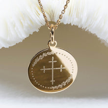 Médaille Croix de baptême Catholique Cadeau Parrain Marraine