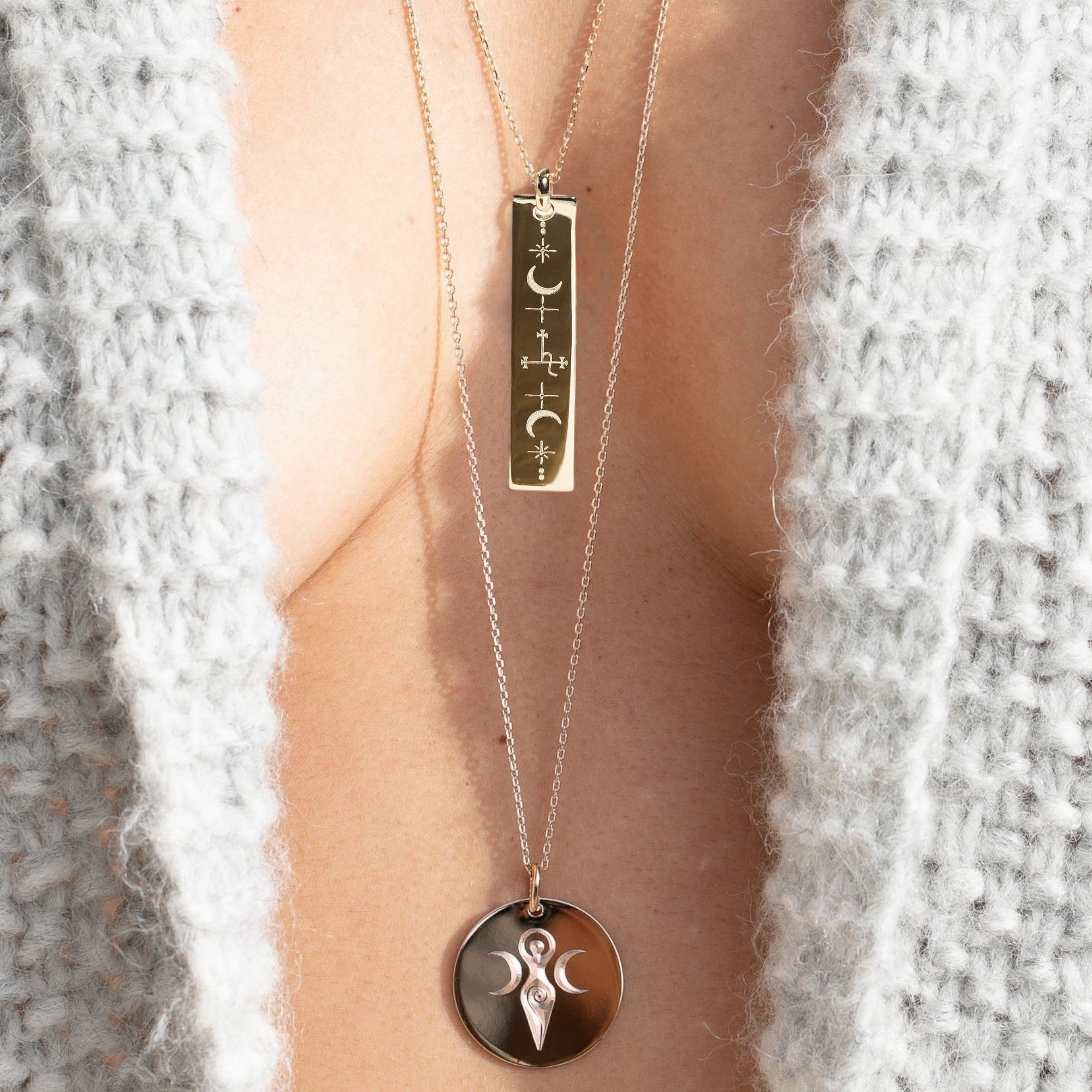 LILITH  SIGIL - Médaille gravée 40mm