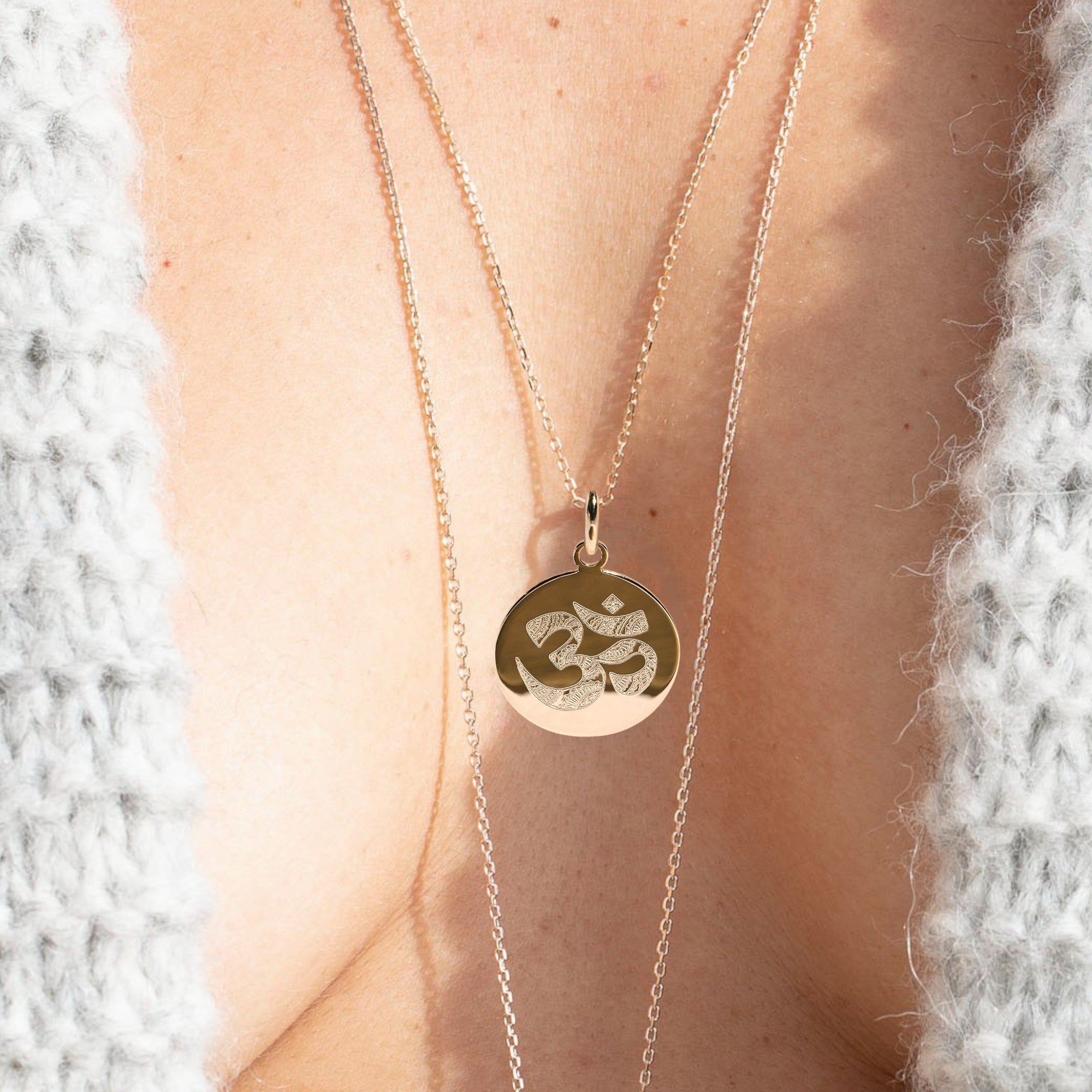 symbole OM collier & pendentif